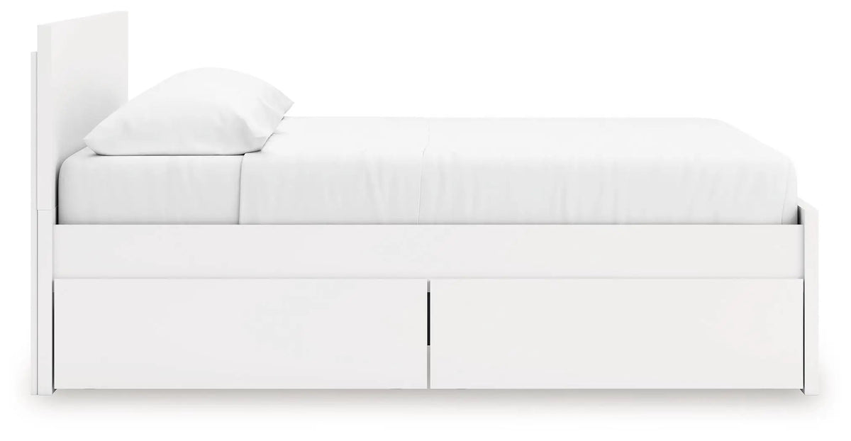 Onita Panel Platform Bed | Minimal Design | Ultra-Clean Lines | Easy-Elegant Solid Finish
