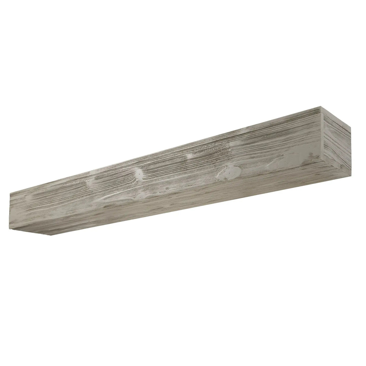 Floating Mantel | Solid Cedar Wood | 9 Inch Thick | 50 Lb Capacity