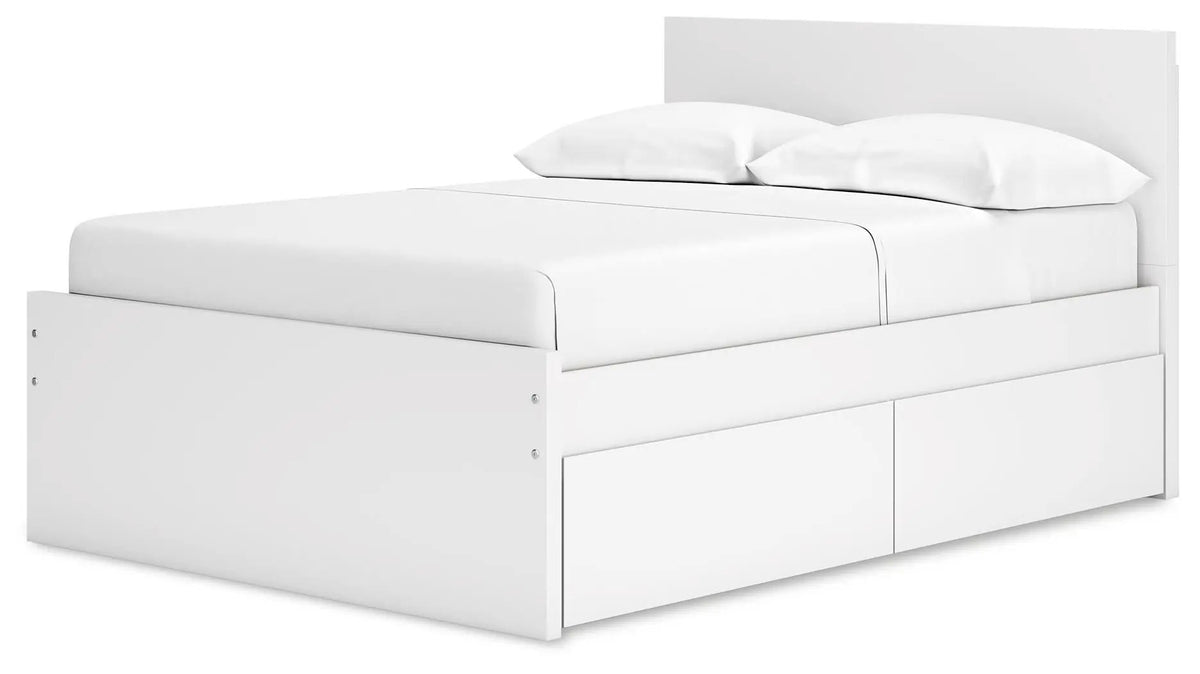 Onita Panel Platform Bed | Minimal Design | Ultra-Clean Lines | Easy-Elegant Solid Finish