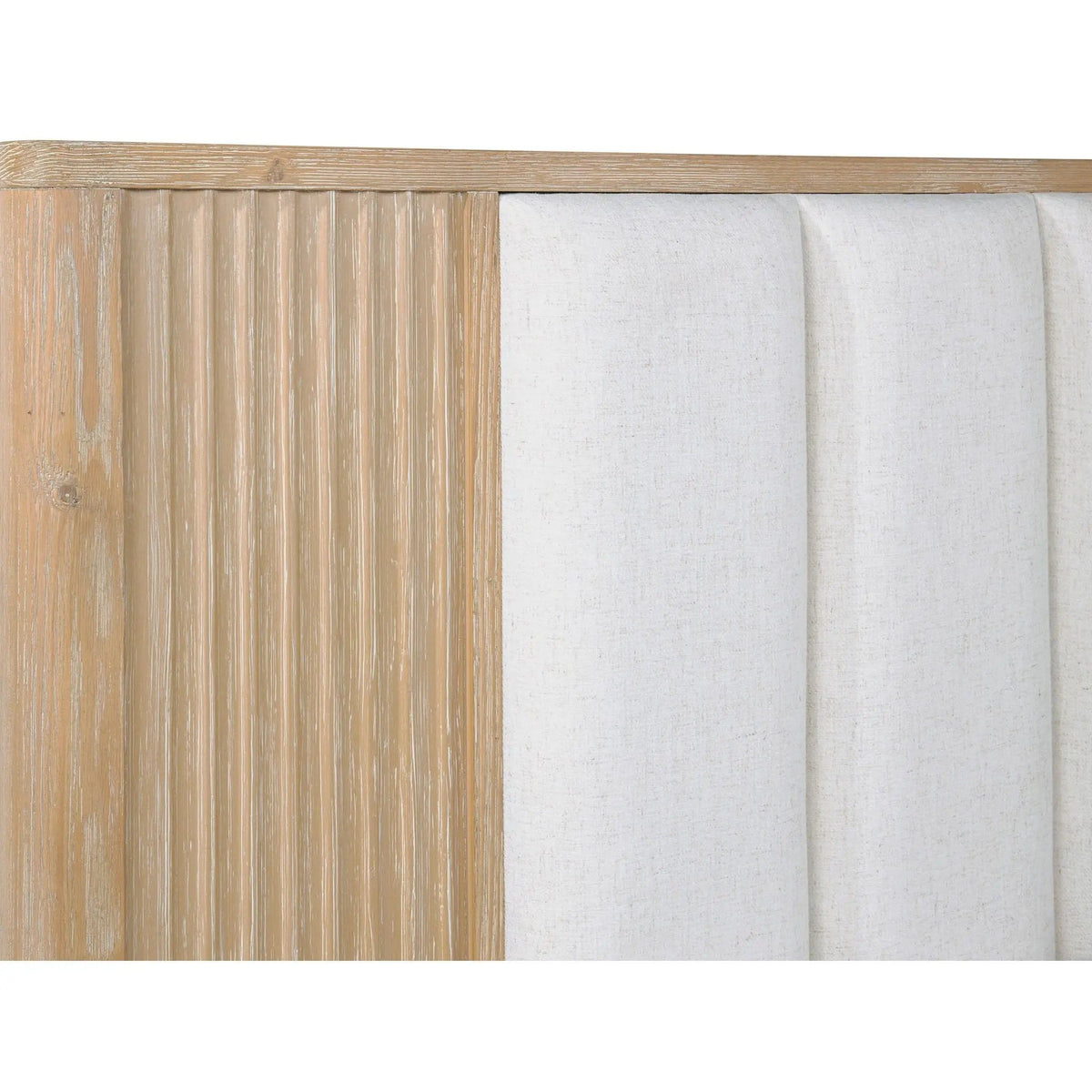 High Headboard Bed | 2 Pieces | Fabric & Wood | Bedroom