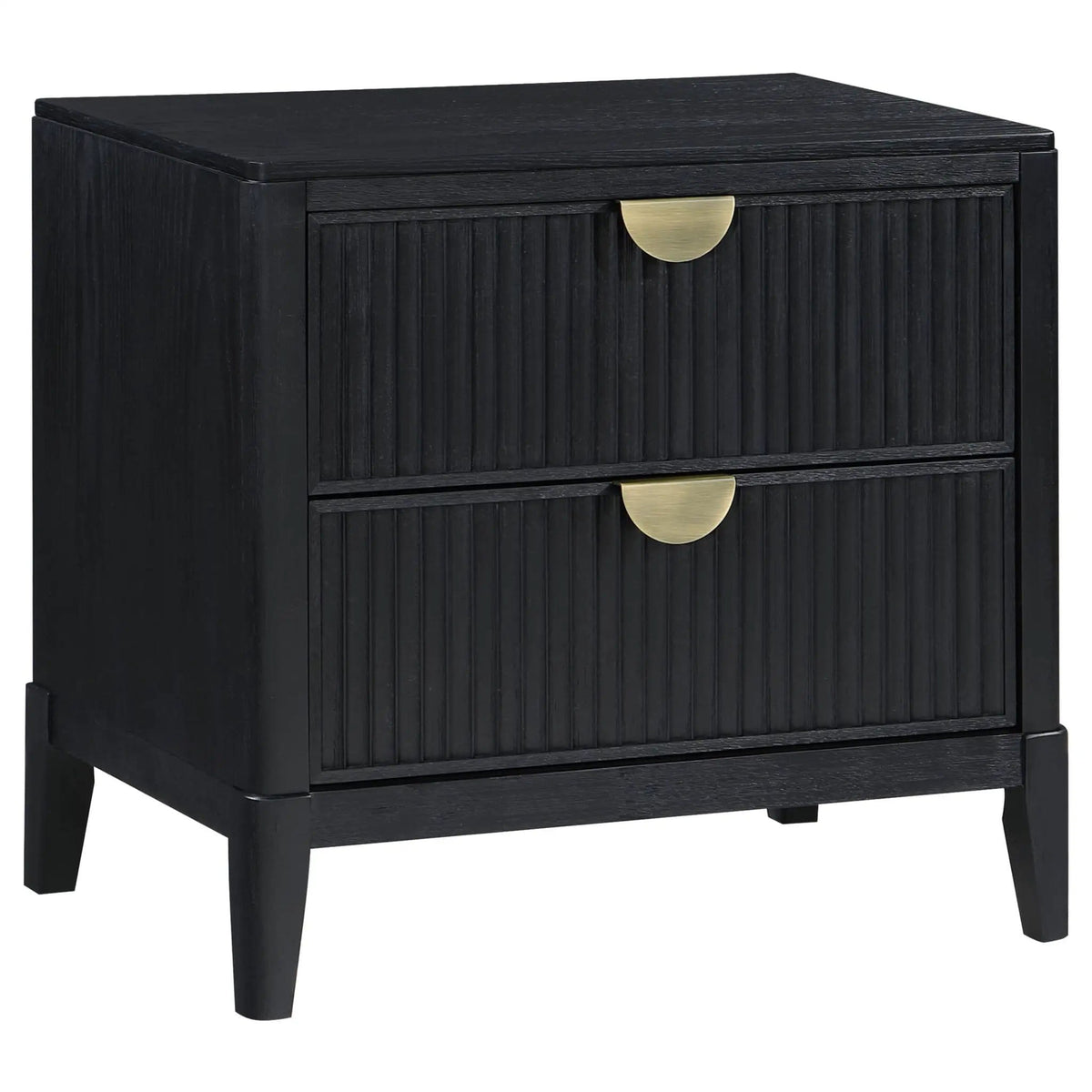 Brookmead 2-drawer Nightstand | 28.25 x 18 x 26.75 in | 2-Drawer | Black