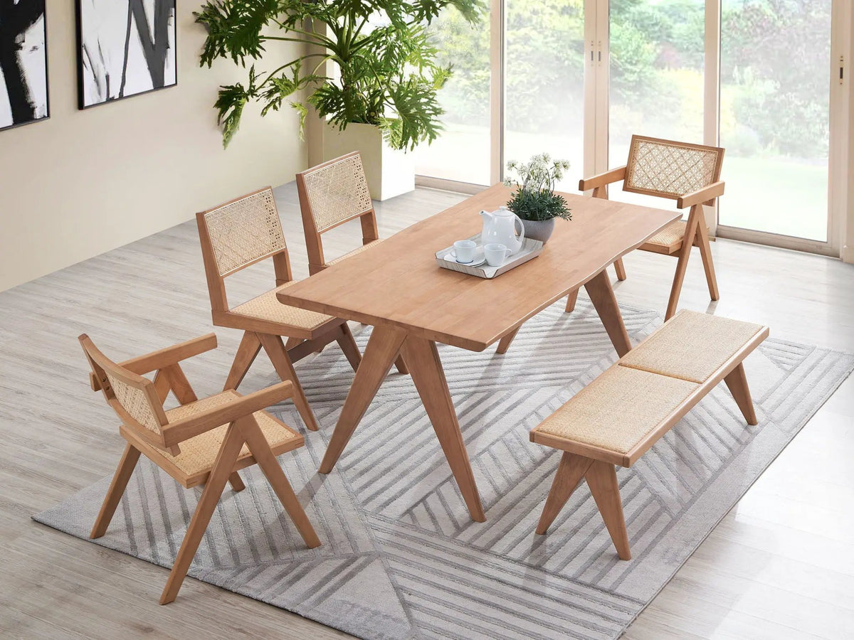 Velentina Rattan Side Chairs | Set Of 2 | Natural | Casual Coastal Style