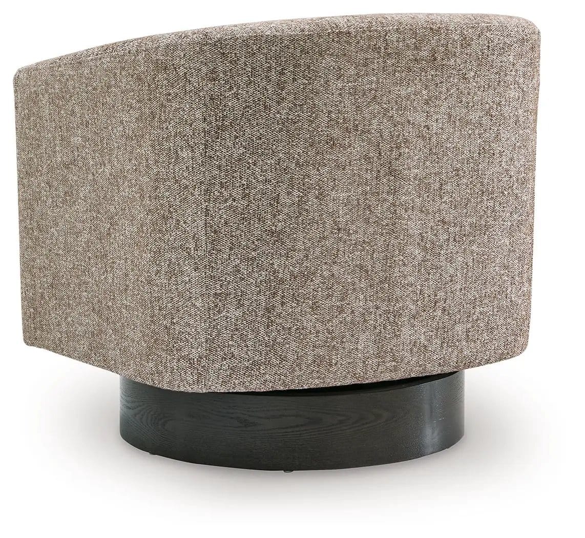 Jorryn Swivel Accent Chair | 29.5 x 29.25 x 29.88 in | Engineered Wood & Oak Veneer | Brown