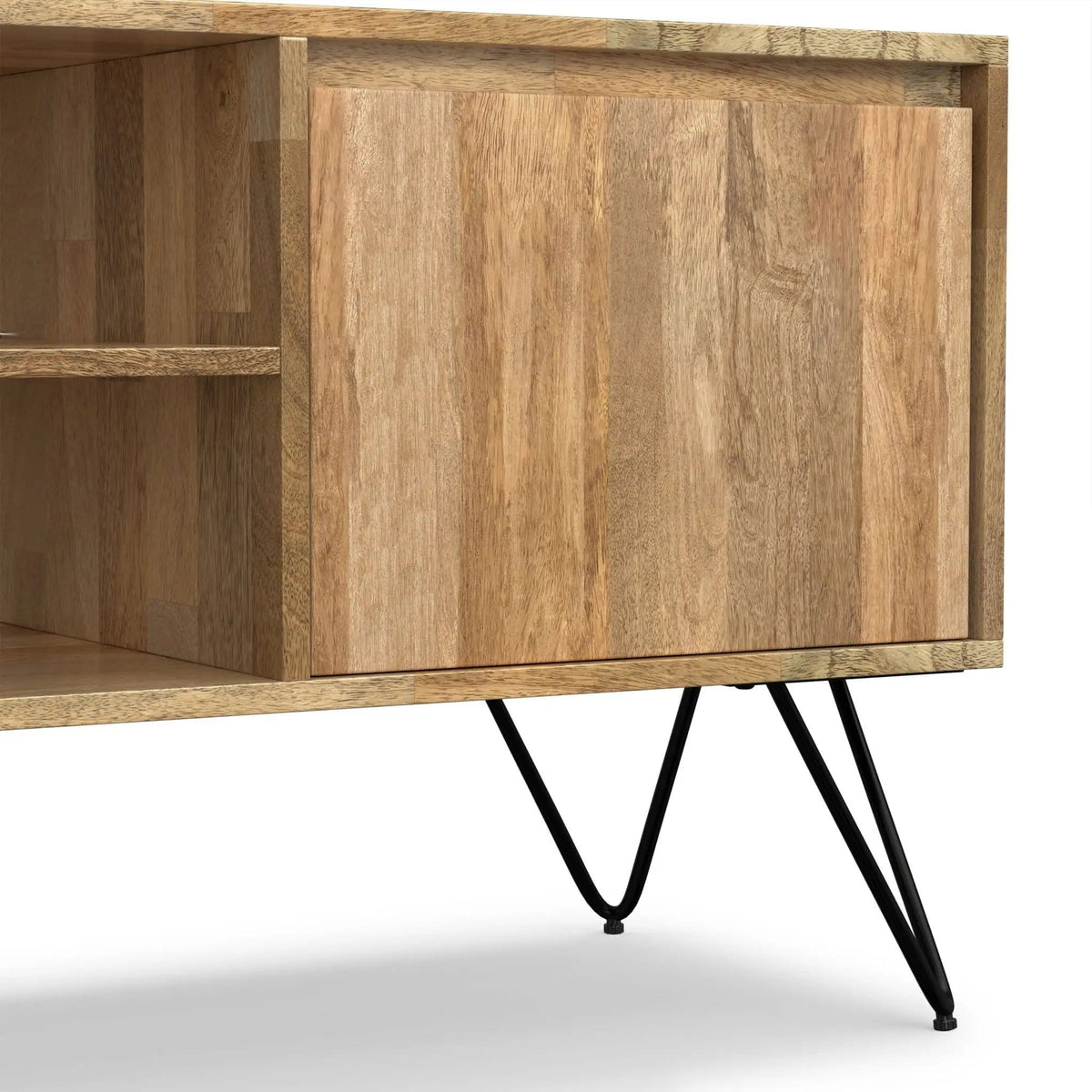 Hunter Handcrafted TV Media Stand | 3 Pieces | Iron & Metal | Living Room