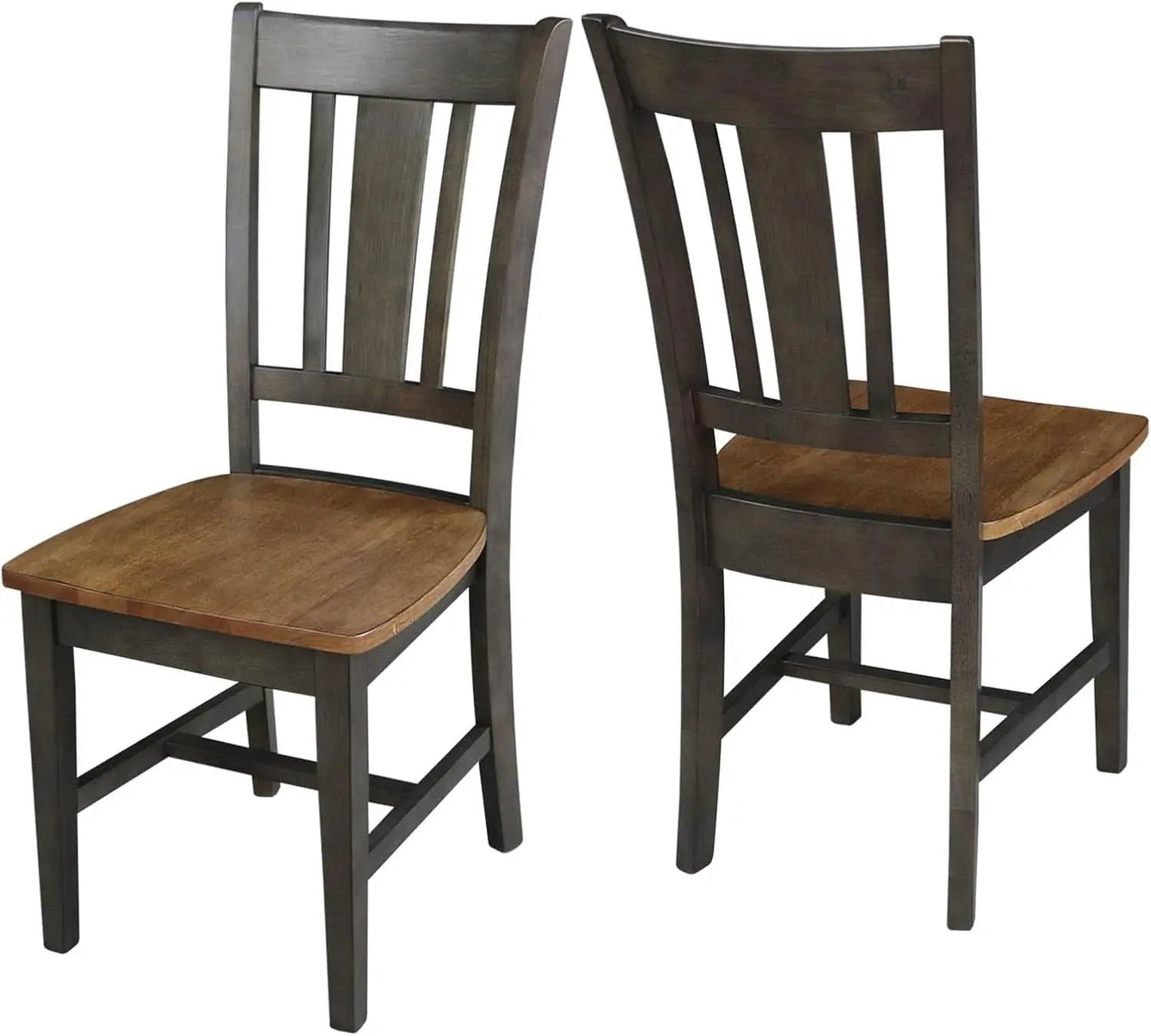 International Concepts Splatback Dining Chair Hickory Washed Coal from PriceLows™