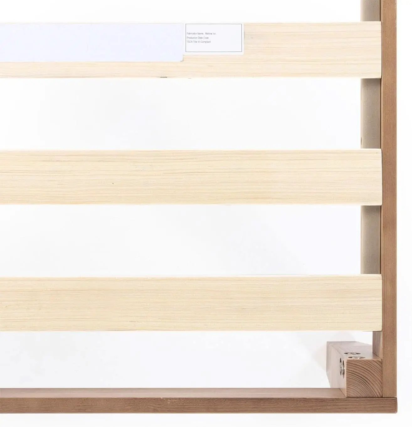 Queen Solid Pine Platform Bed With Slats No Box Spring from PriceLows™