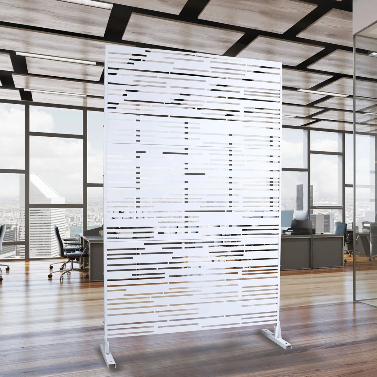 Privacy Screen | Freestanding Metal | Rust Resistant