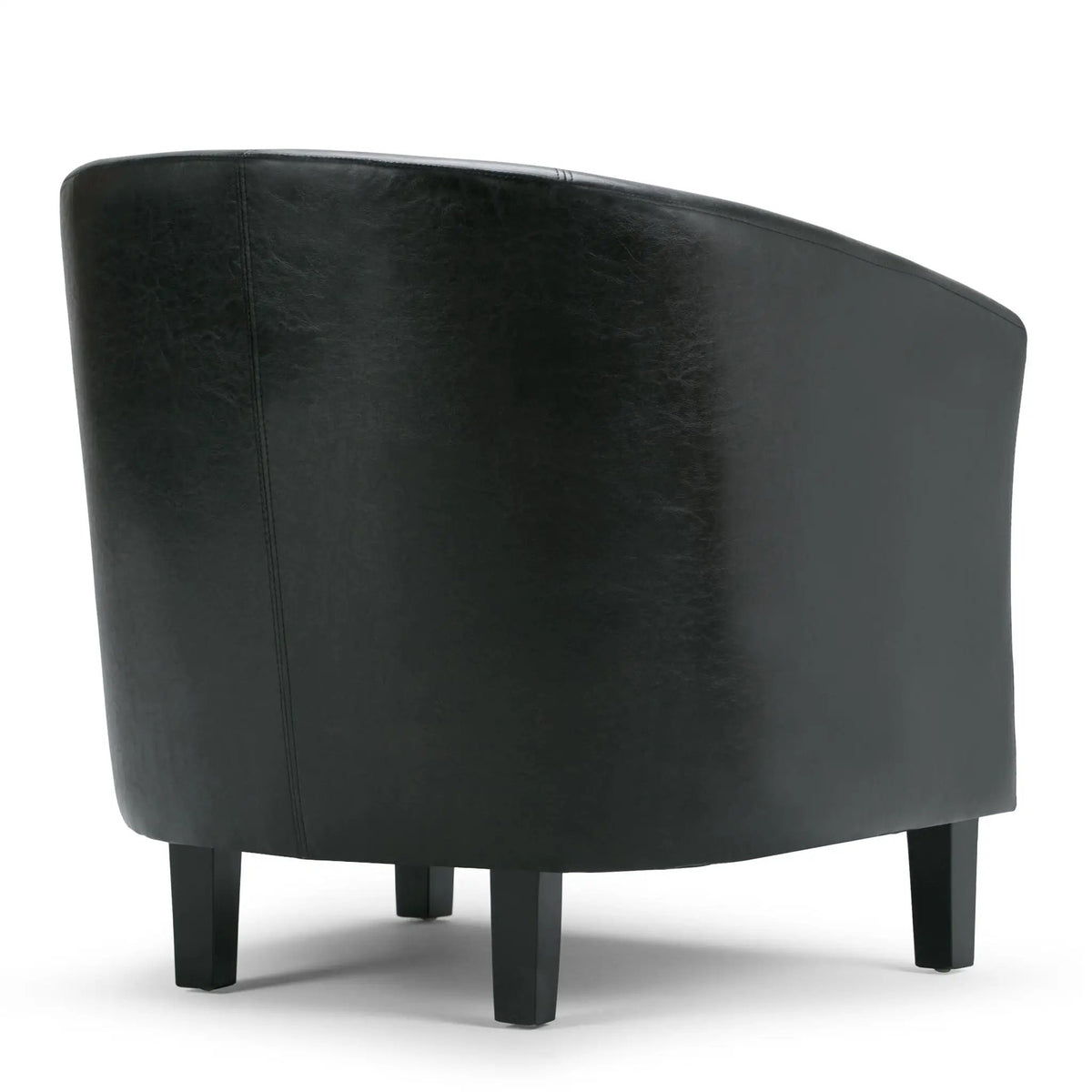 Austin Transitional Tub Chair | Curved Back | Top Stitching Detail | Kiln-Dried Wood Frame