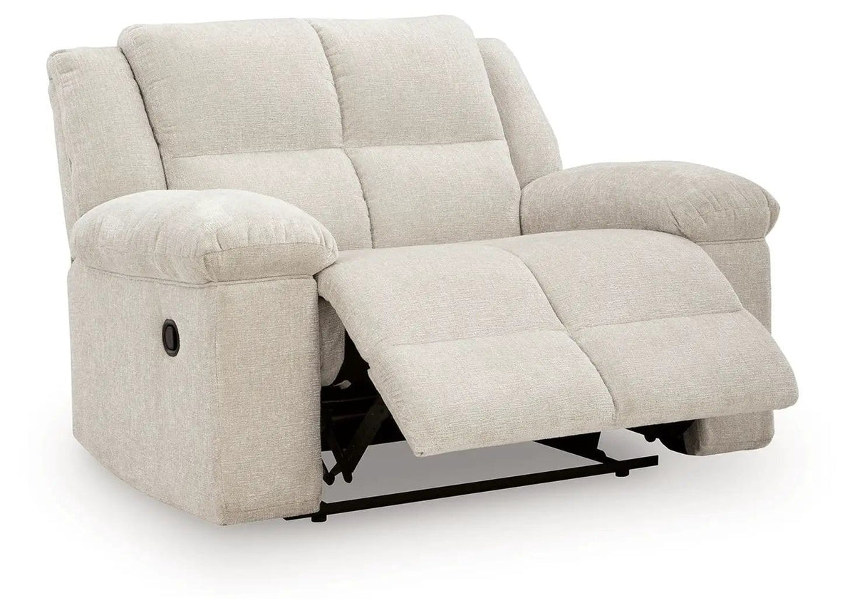 Orlen Zero Wall Wide Seat Recliner Reclining Chair | 56 x 43 x 41 in | Fabric & Metal | Winter