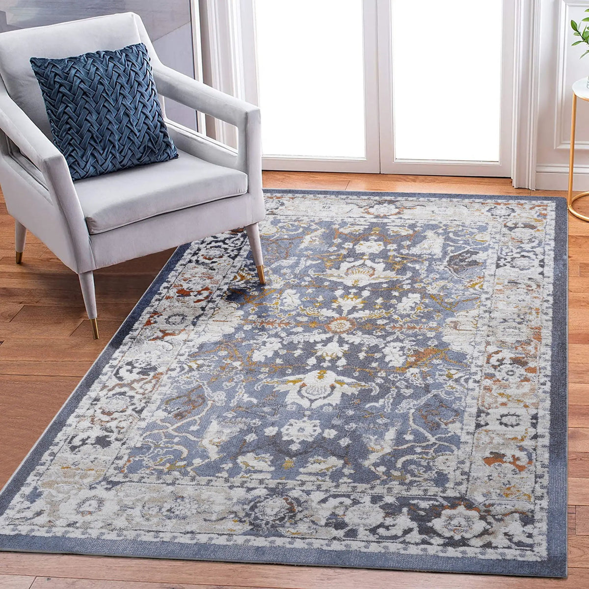 Payas Trendy Traditional Runner Rug | 96 x 26 Inch | Stain Resistant | Non-Shedding Machine-Woven