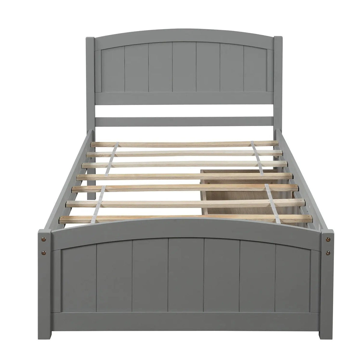Wood Platform Bed | Headboard And Footboard | Slat Support | Minimalist Style