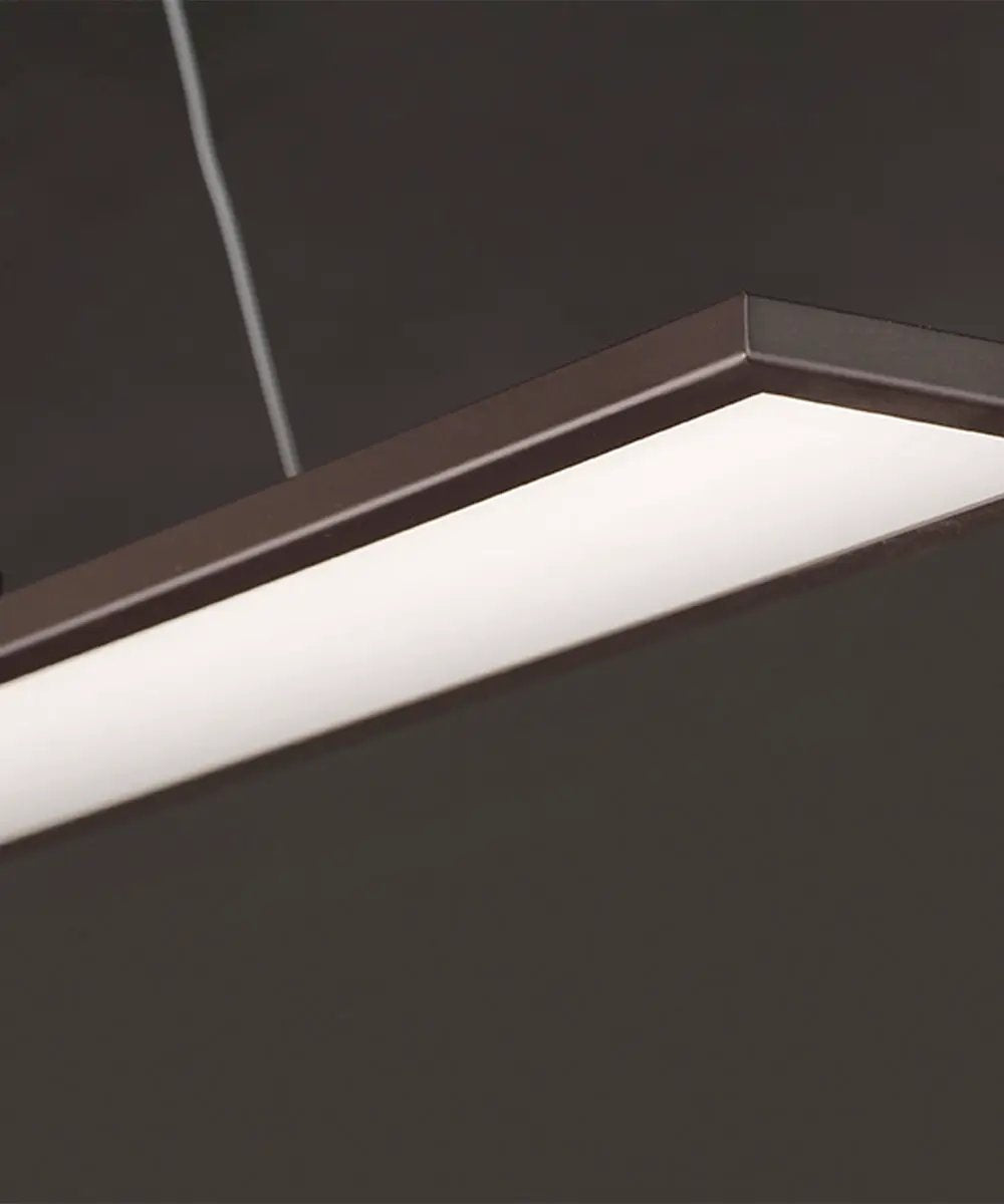 LED Island Light Fixture | 24 Inch | 1 Light | Bronze