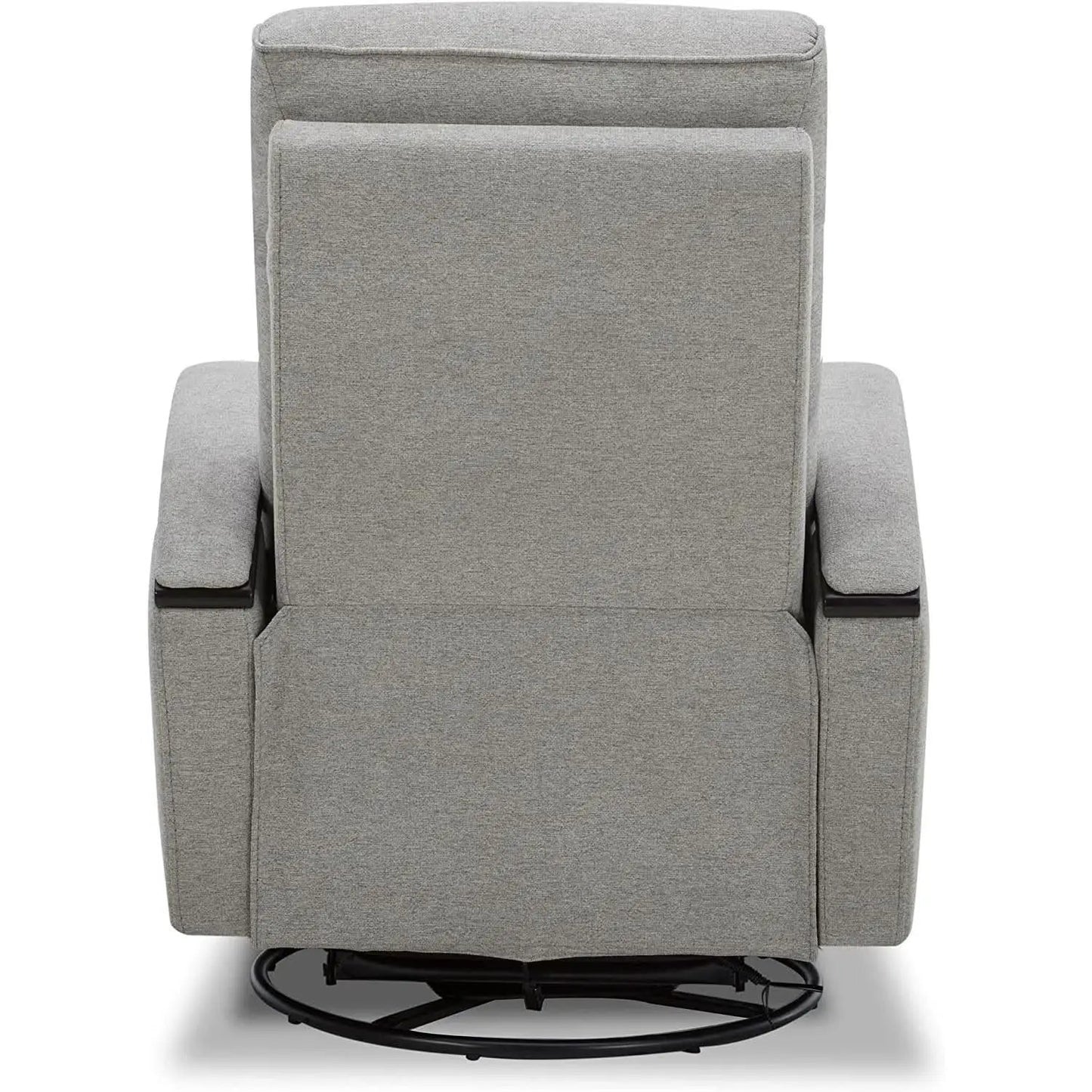 Fabric Power Swivel Glider Rocker Recliner Chair Light Grey from PriceLows™
