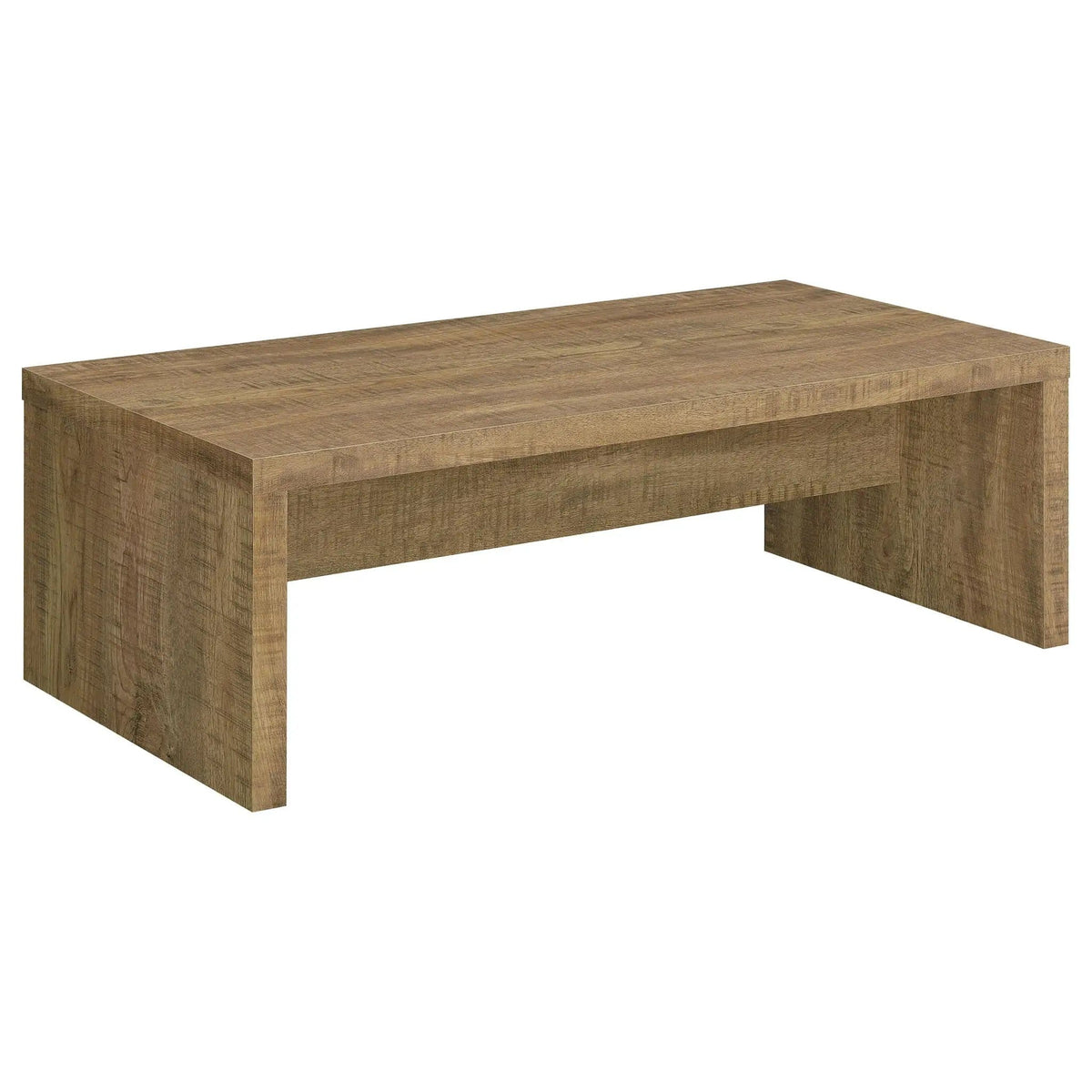Lynette Rectangular Engineered Wood Coffee Table Mango | 47.25 x 23.5 x 16.25 in | Mango Wood | Living Room