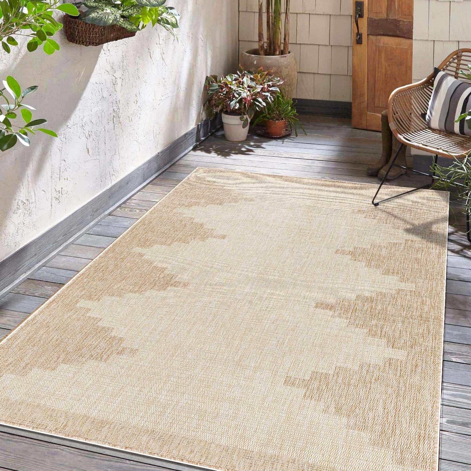 Djugun Beige Indoor & Outdoor Rug from PriceLows™