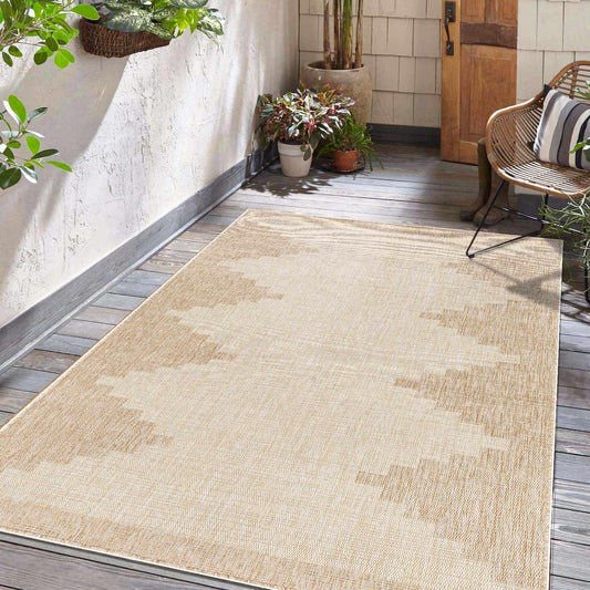 Djugun Beige Indoor & Outdoor Rug from PriceLows™