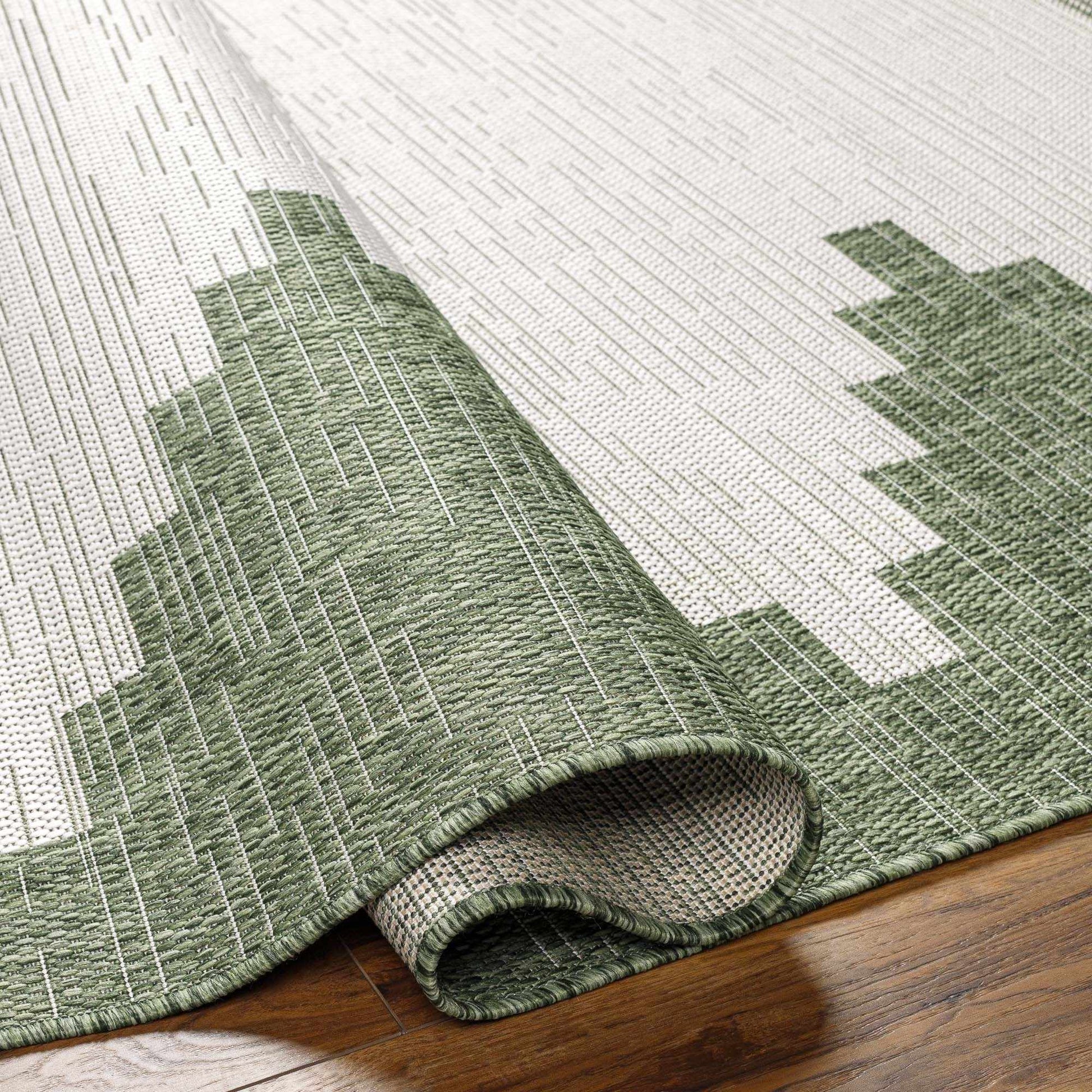 Djugun Green Indoor & Outdoor Rug from PriceLows™