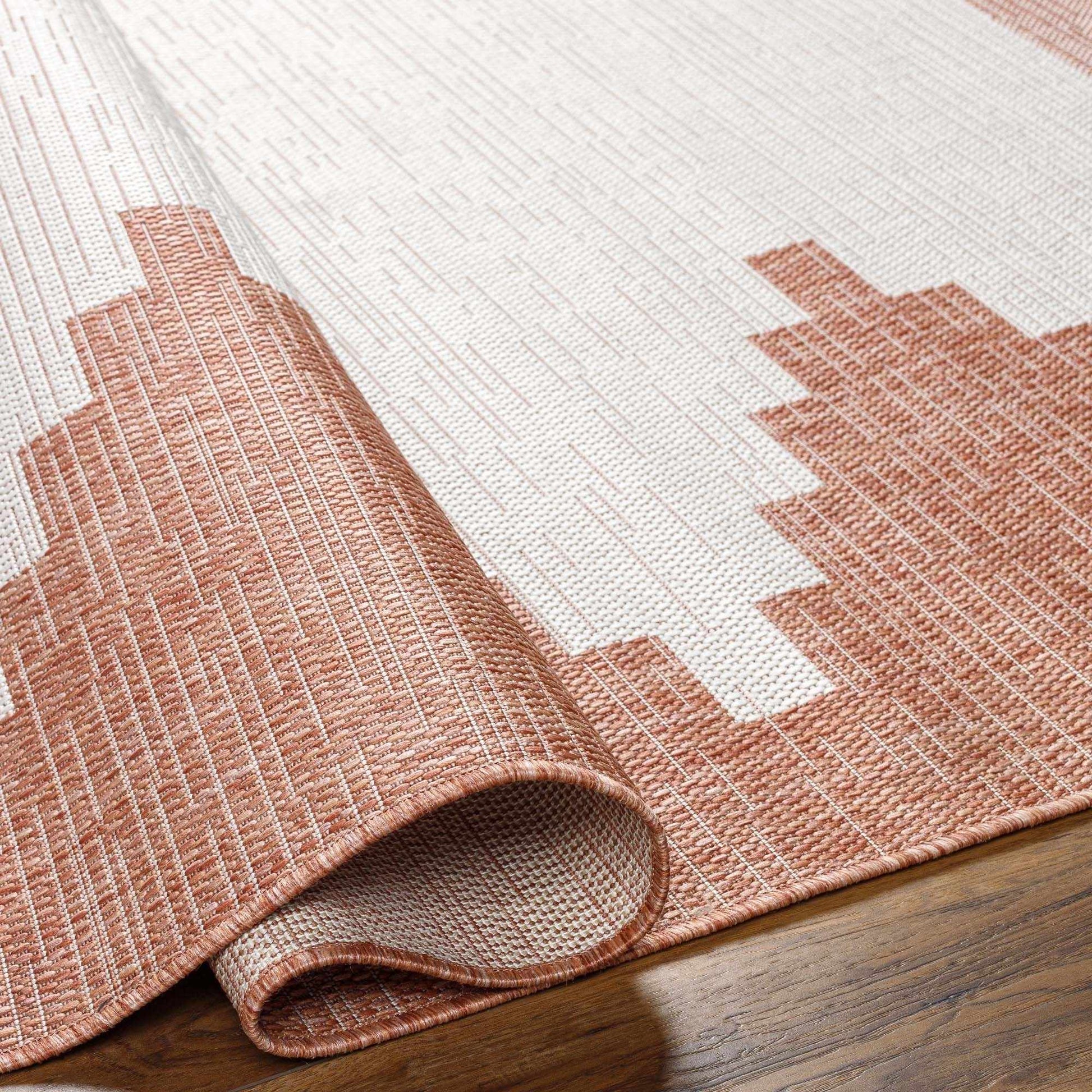 Djugun Peach Fuzz Indoor & Outdoor Rug from PriceLows™