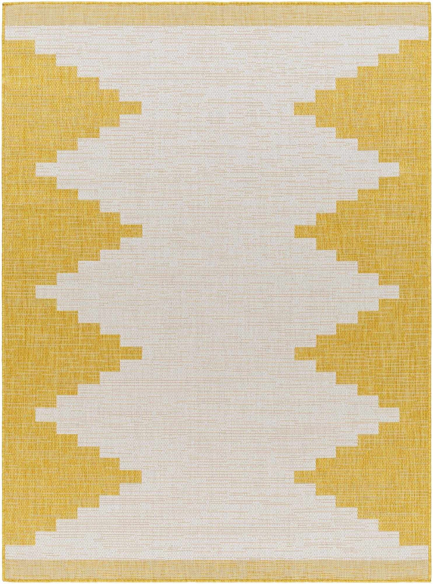 Djugun Metallic-Gold Indoor & Outdoor Rug from PriceLows™