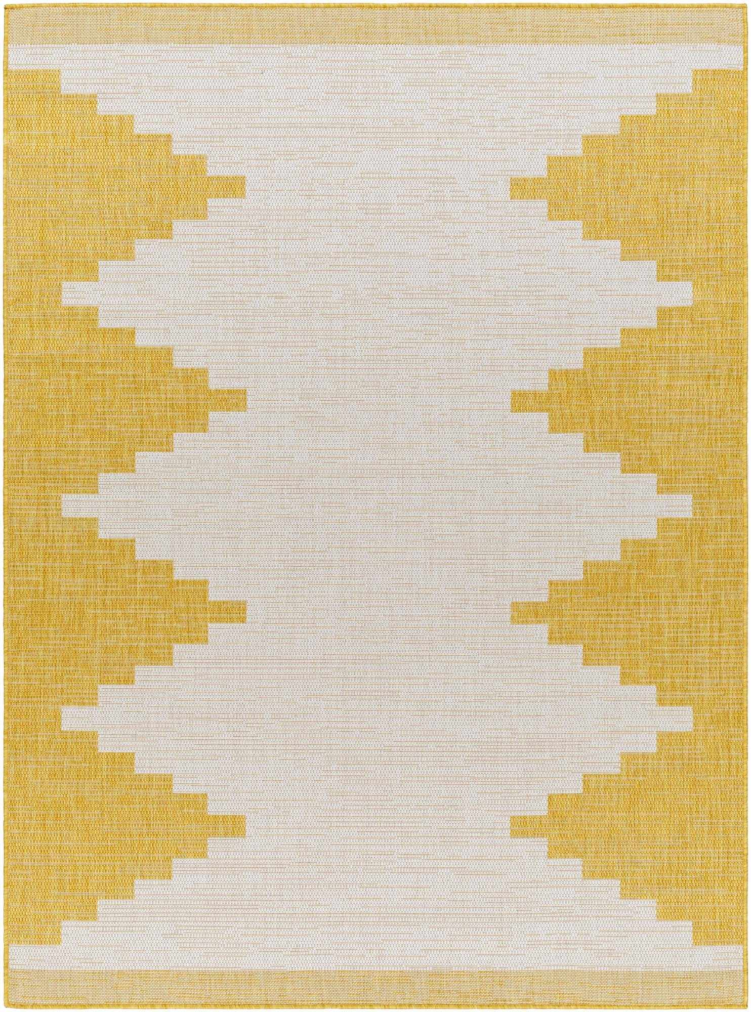 Djugun Metallic-Gold Indoor & Outdoor Rug from PriceLows™