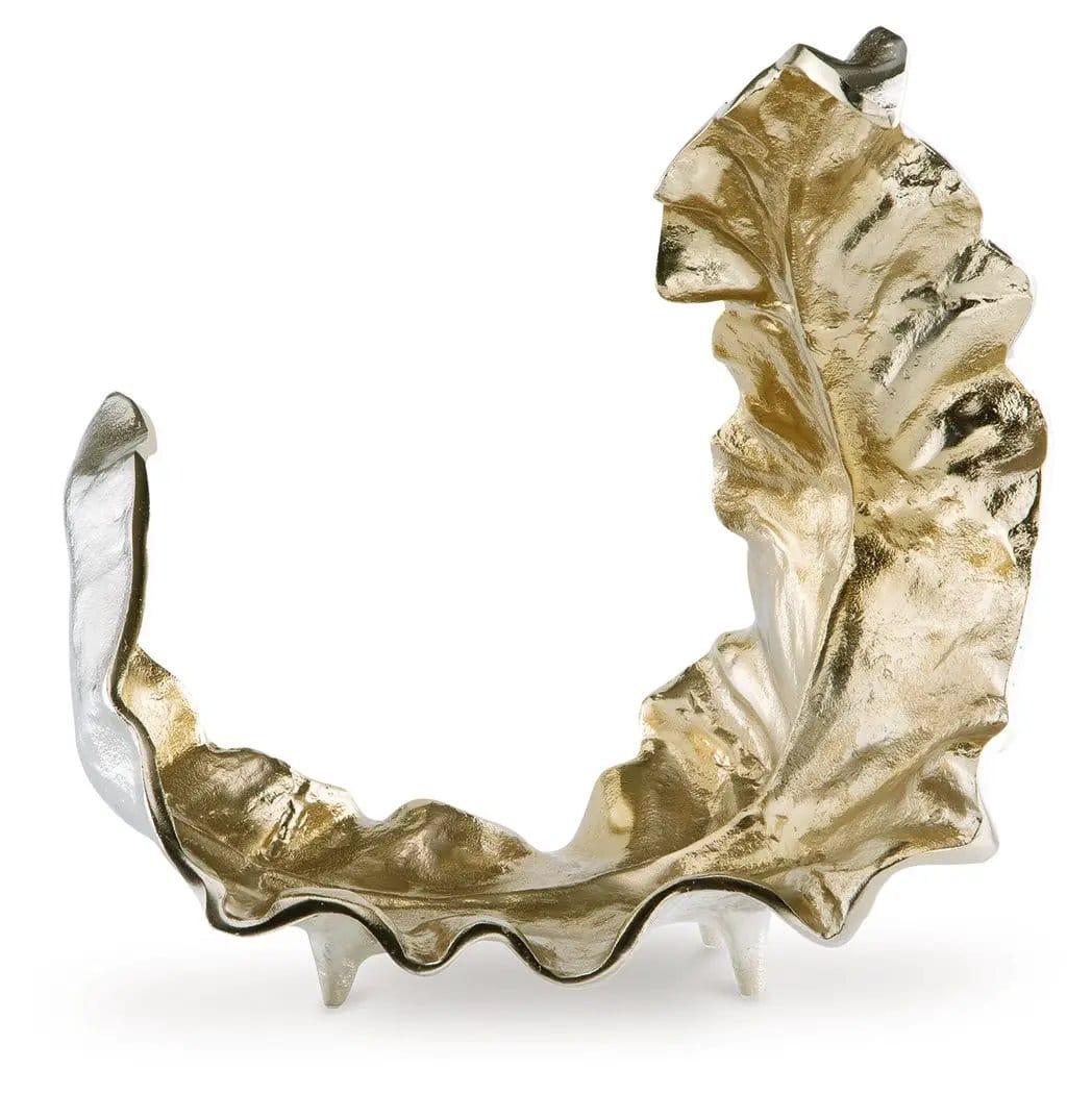 Darinsen Sculpture | 14.25 x 11.88 x 14.13 in | Aluminum | Gold / Silver Finish