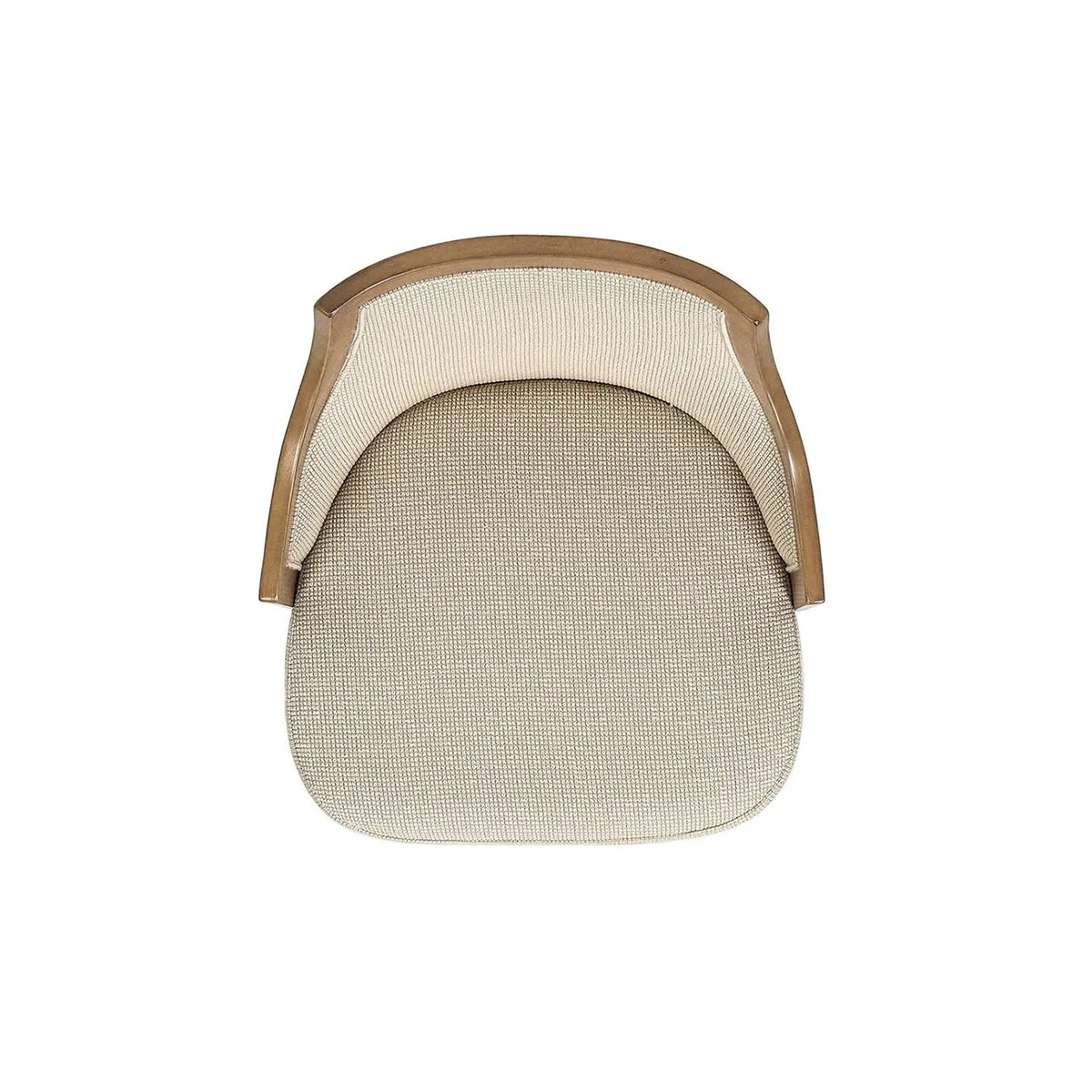 Bahama Swivel Counter Stool | Taupe Beige | Cane High Back | Recessed Arms