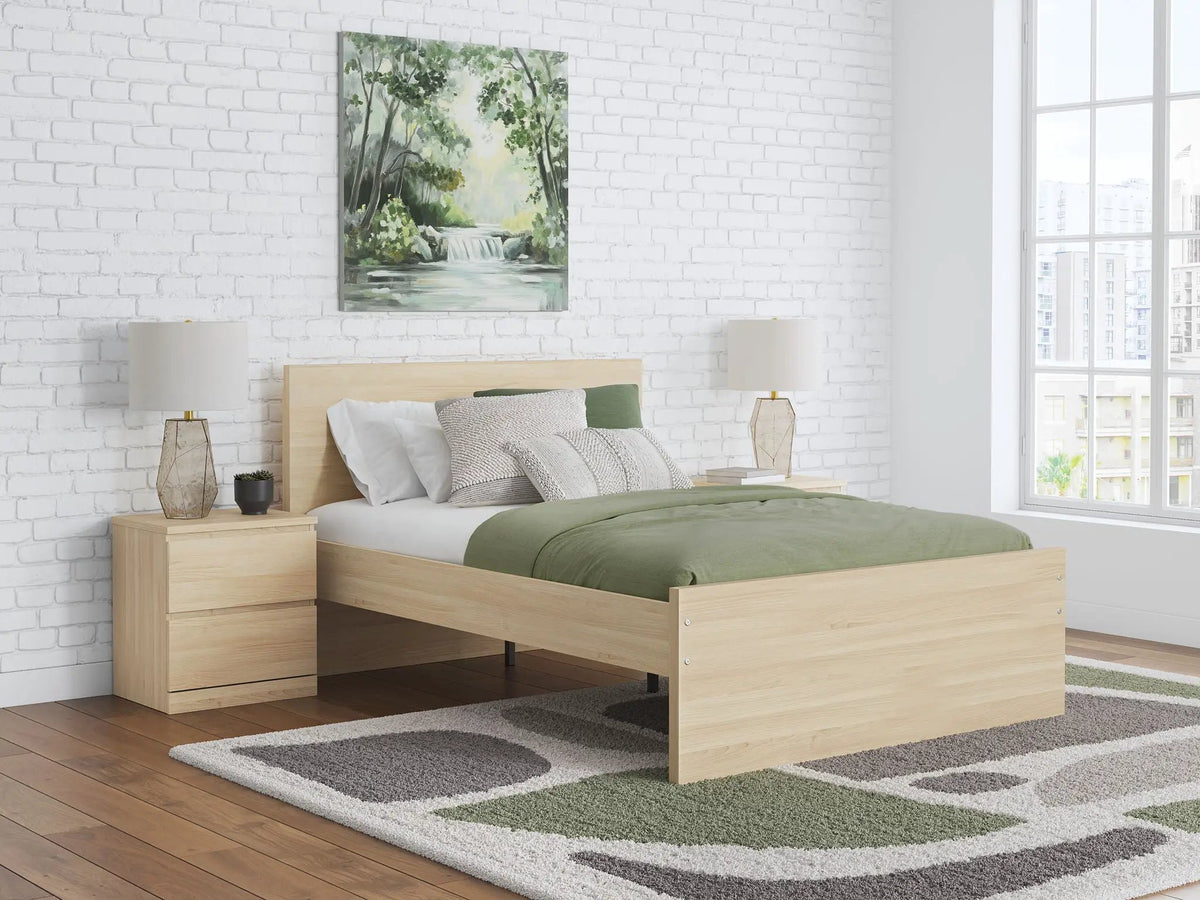 Onita Panel Platform Bed | Minimal Design | Ultra-Clean Lines | Easy-Elegant Solid Finish