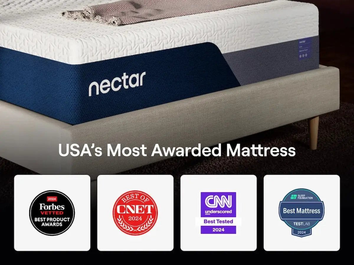 Nectar Luxe Memory Foam Mattress | 14 Inch Height | Multiple Comfort Layers | Award-Winning