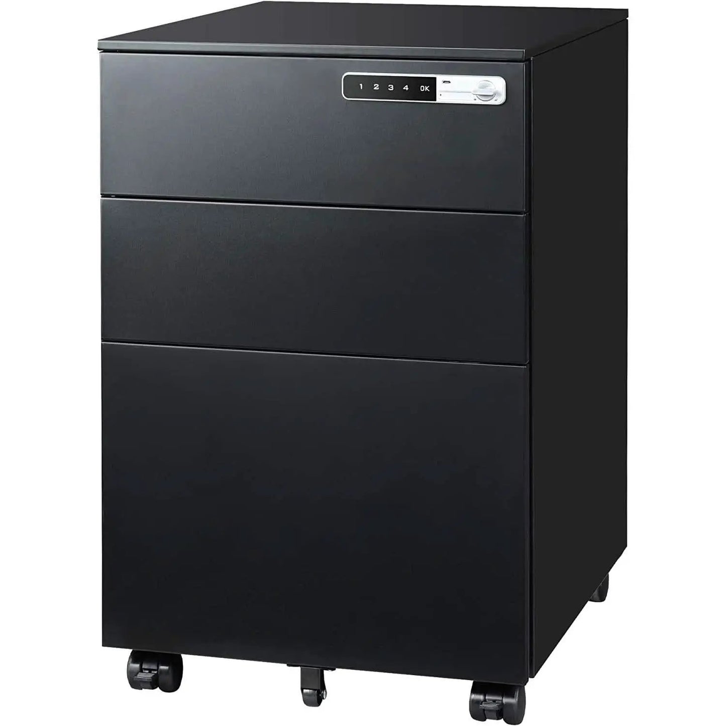 Locking 3 Drawer Steel File Cabinet With Digital Lock from PriceLows™