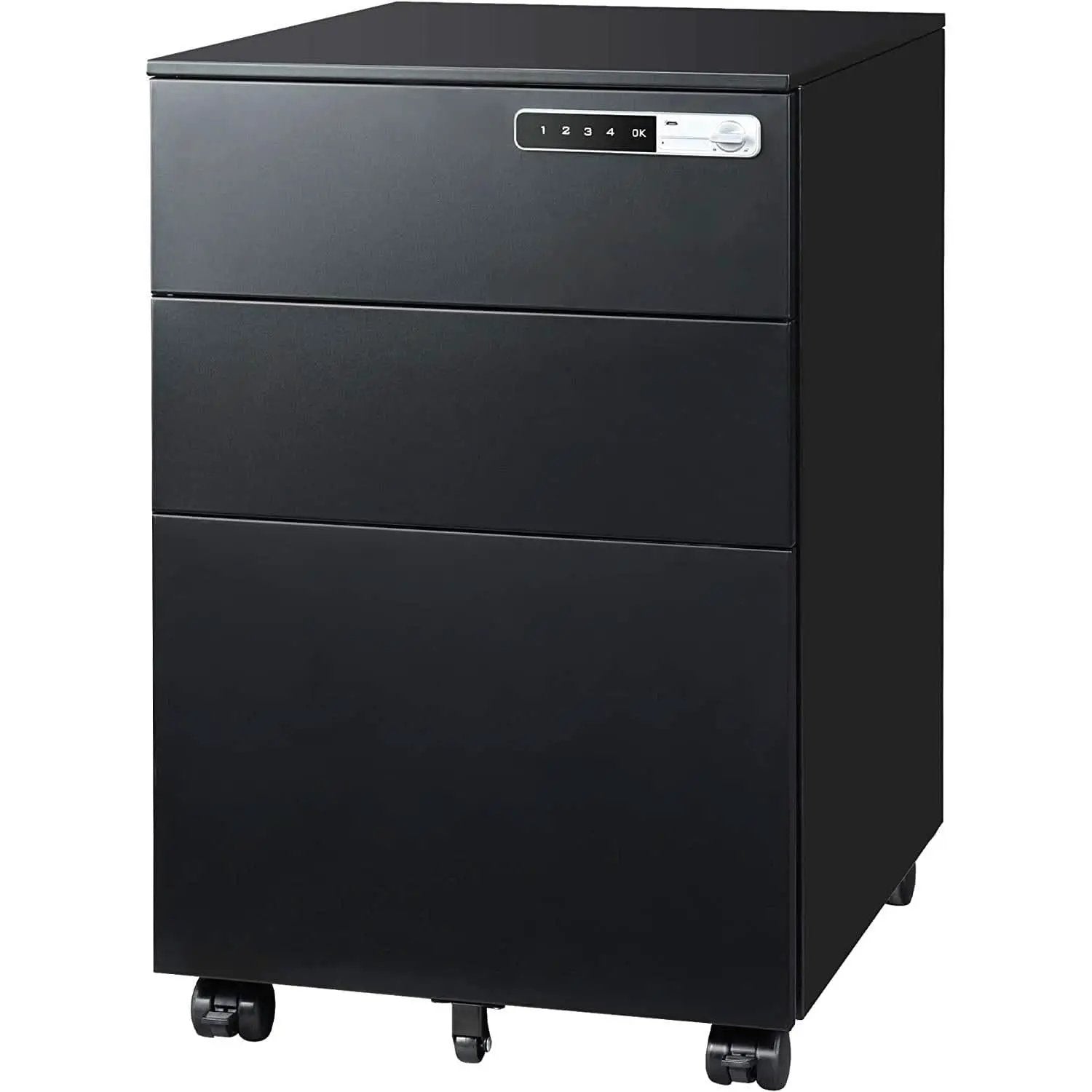 Locking 3 Drawer Steel File Cabinet With Digital Lock from PriceLows™