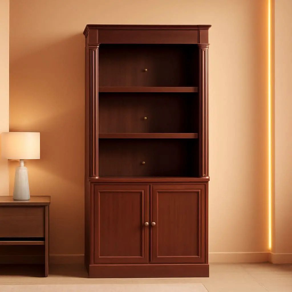 Palladia Select Cherry Bookshelf With Adjustable Shelves from PriceLows™