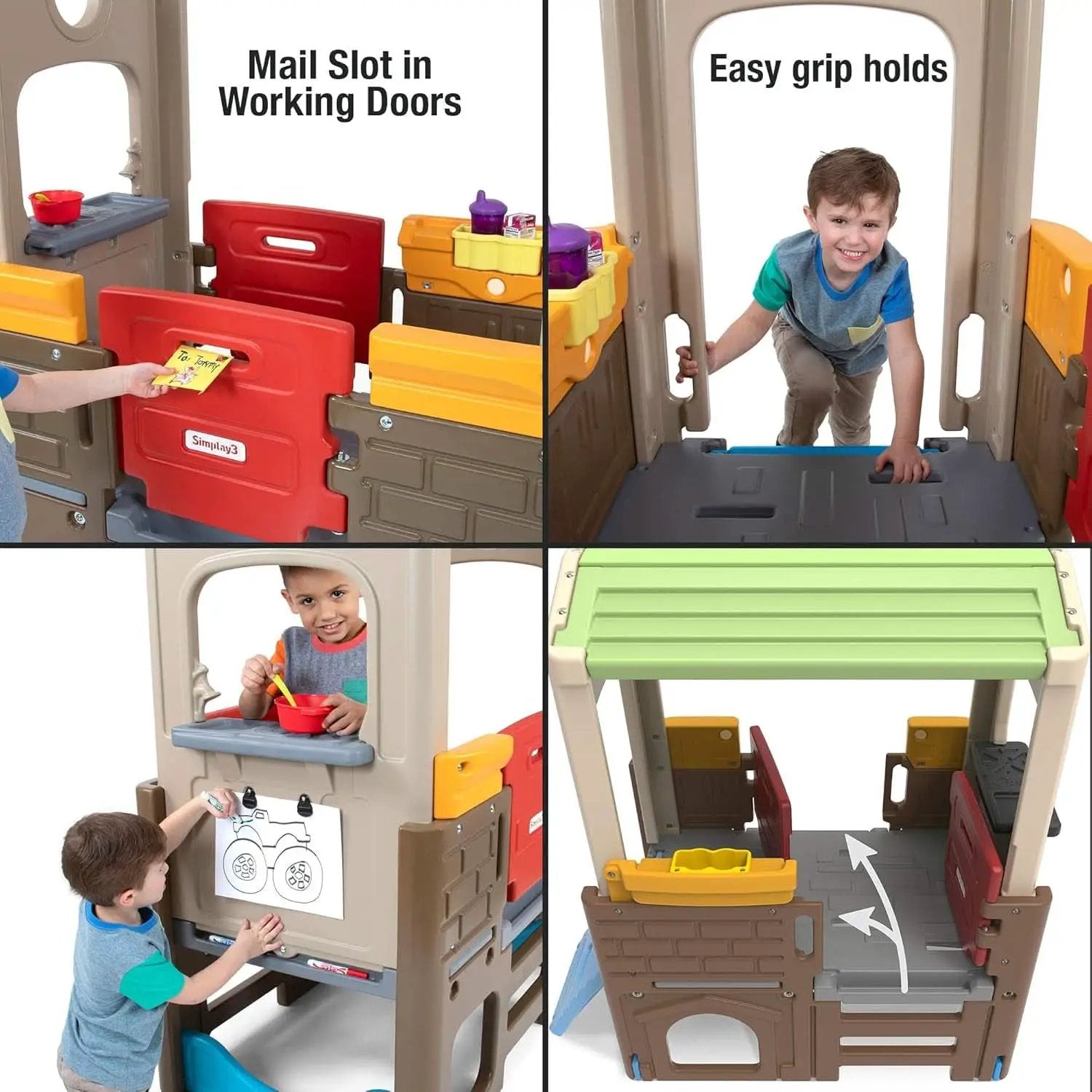Discovery Playhouse For Kids Indoor Outdoor Climbing from PriceLows™