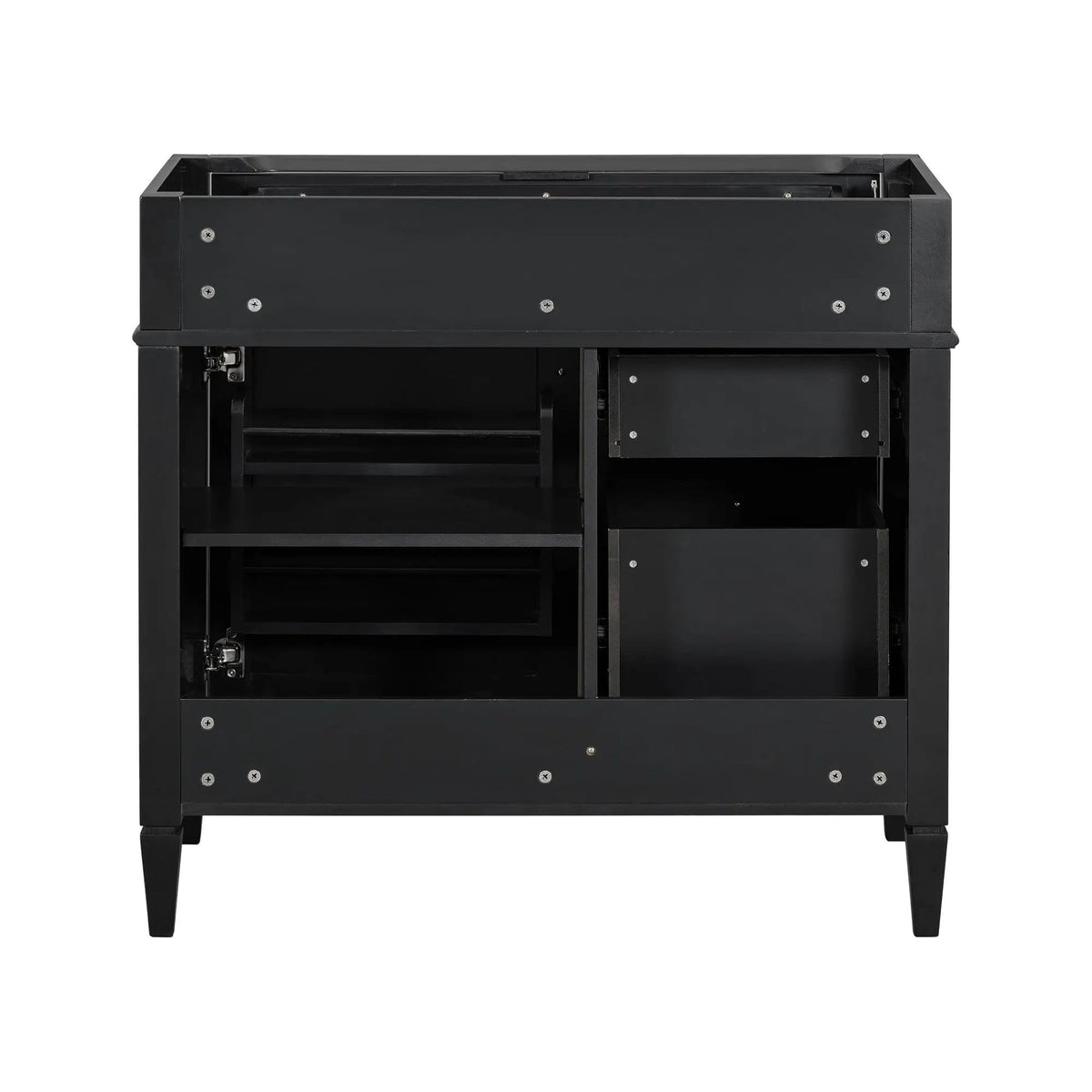 Bathroom Vanity | 3 Drawers | Blue Finish | Tip Out