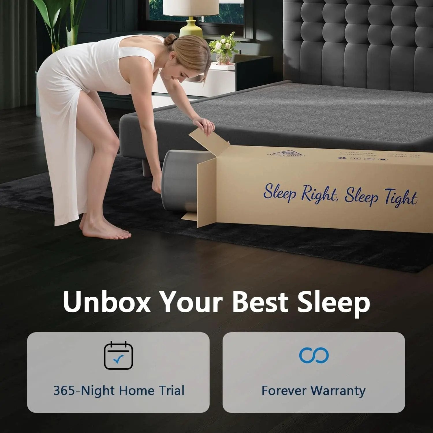 Queen Memory Foam Hybrid Mattress Cooling Gel Layer from PriceLows™
