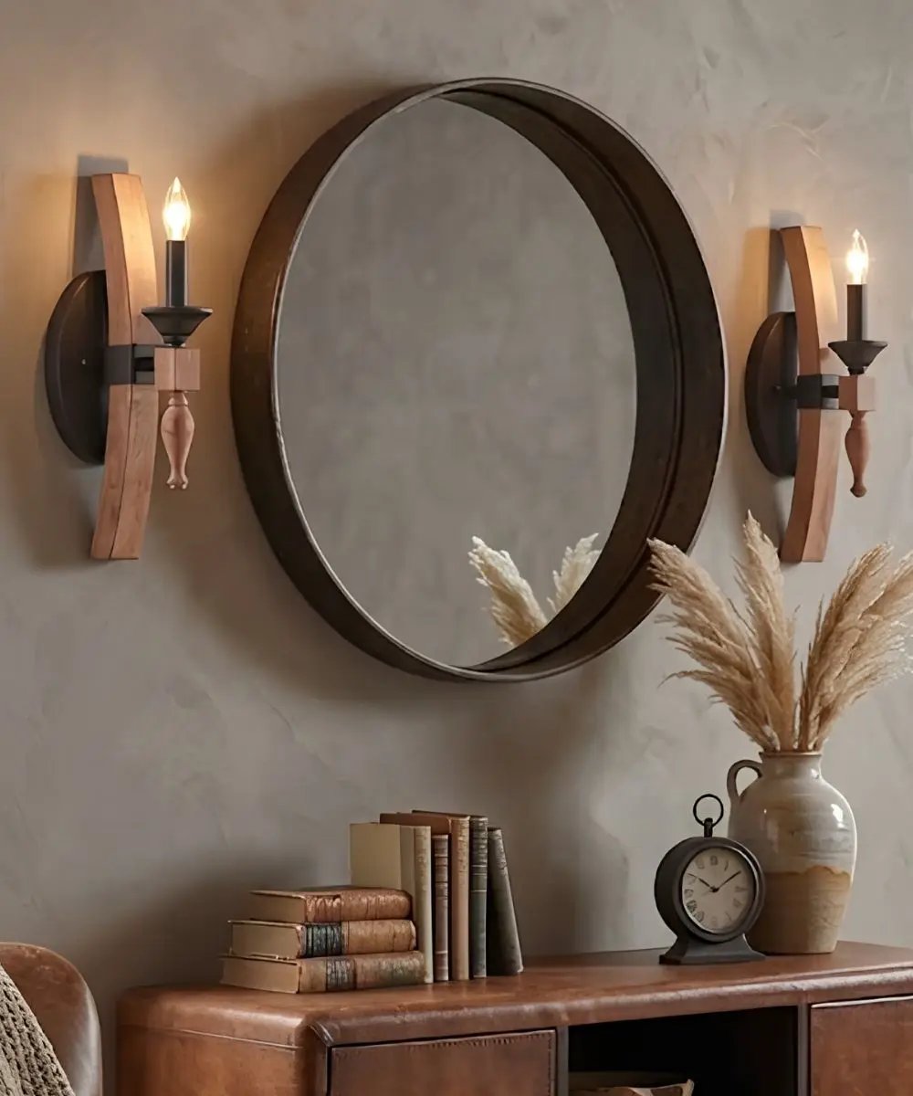 Wall Sconce | 1 Light | Aged Bronze Finish | 5 Inch Width