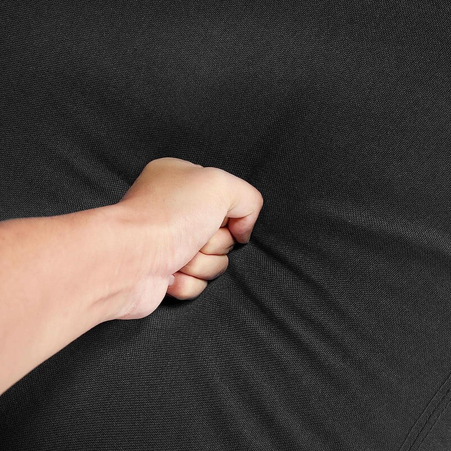 Fabric Push Back Recliner Chair Pocket Spring Matte Black from PriceLows™