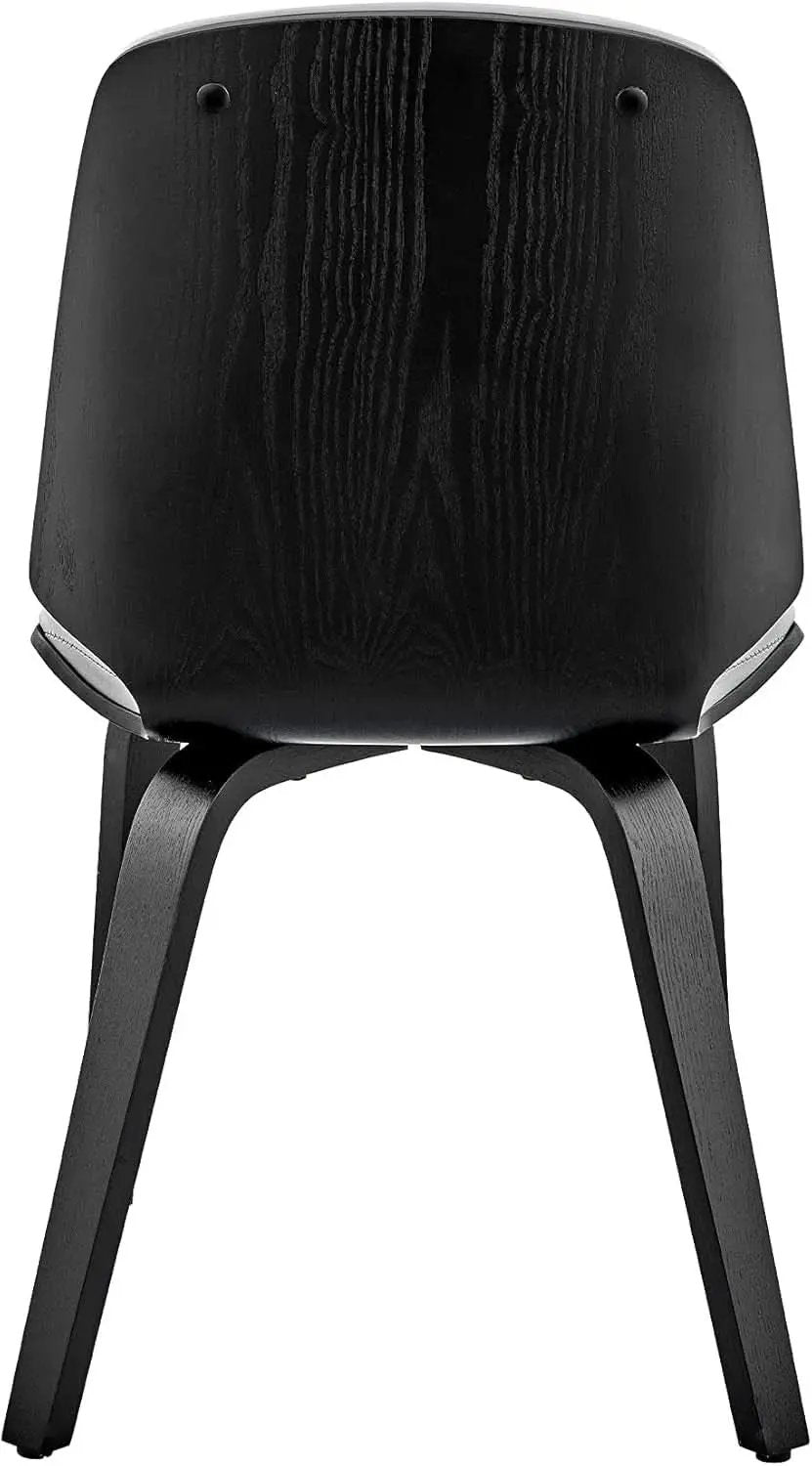 Gray Faux Leather Accent Dining Chair For Kitchen Table from PriceLows™