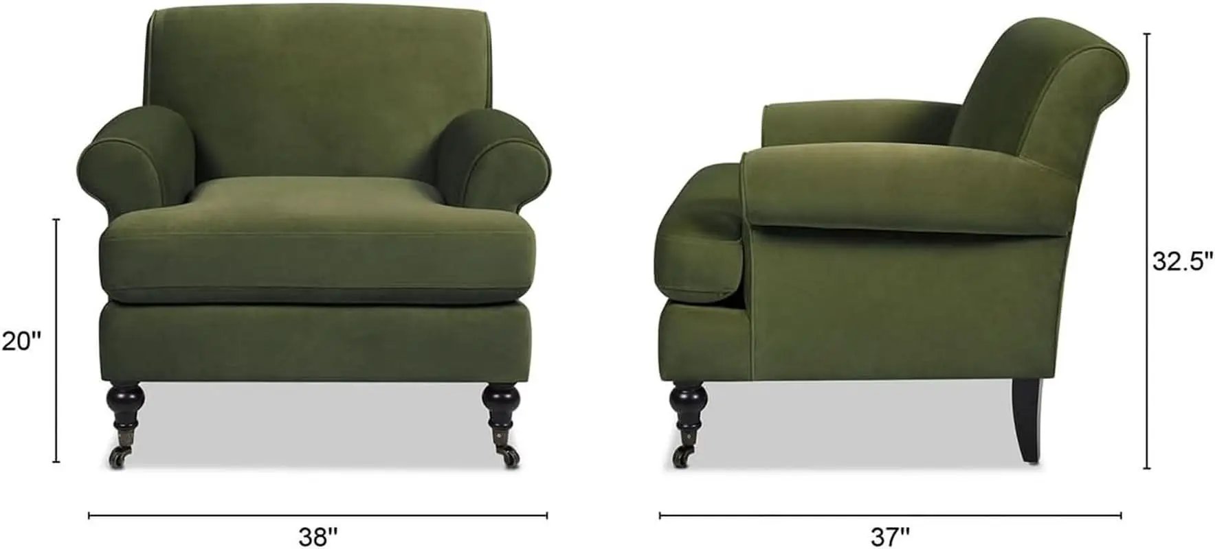Large Upholstered Living Room Accent Chair Comfort from PriceLows™