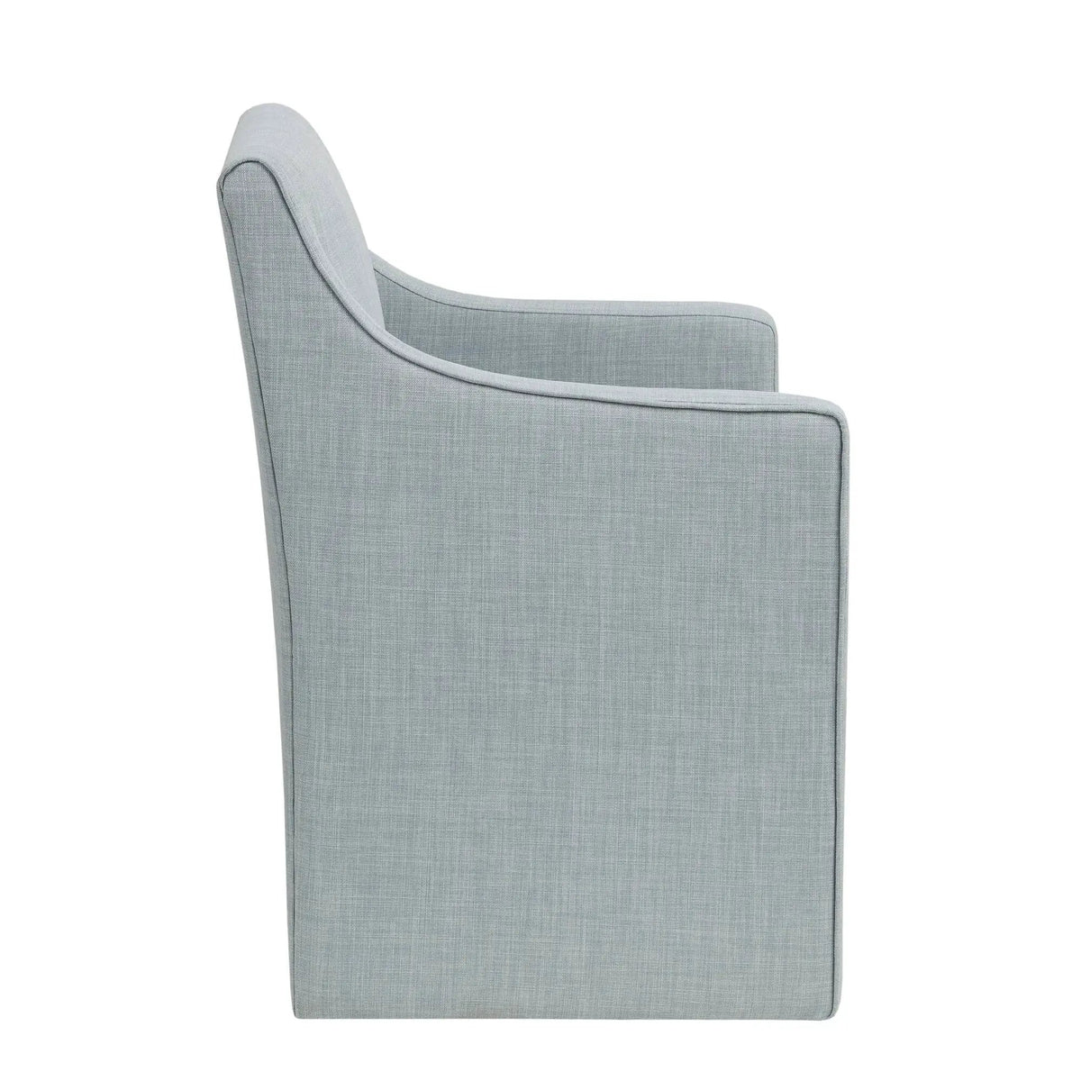 Traditional Dining Armchair | Upholstered | Fully Assembled | Gray
