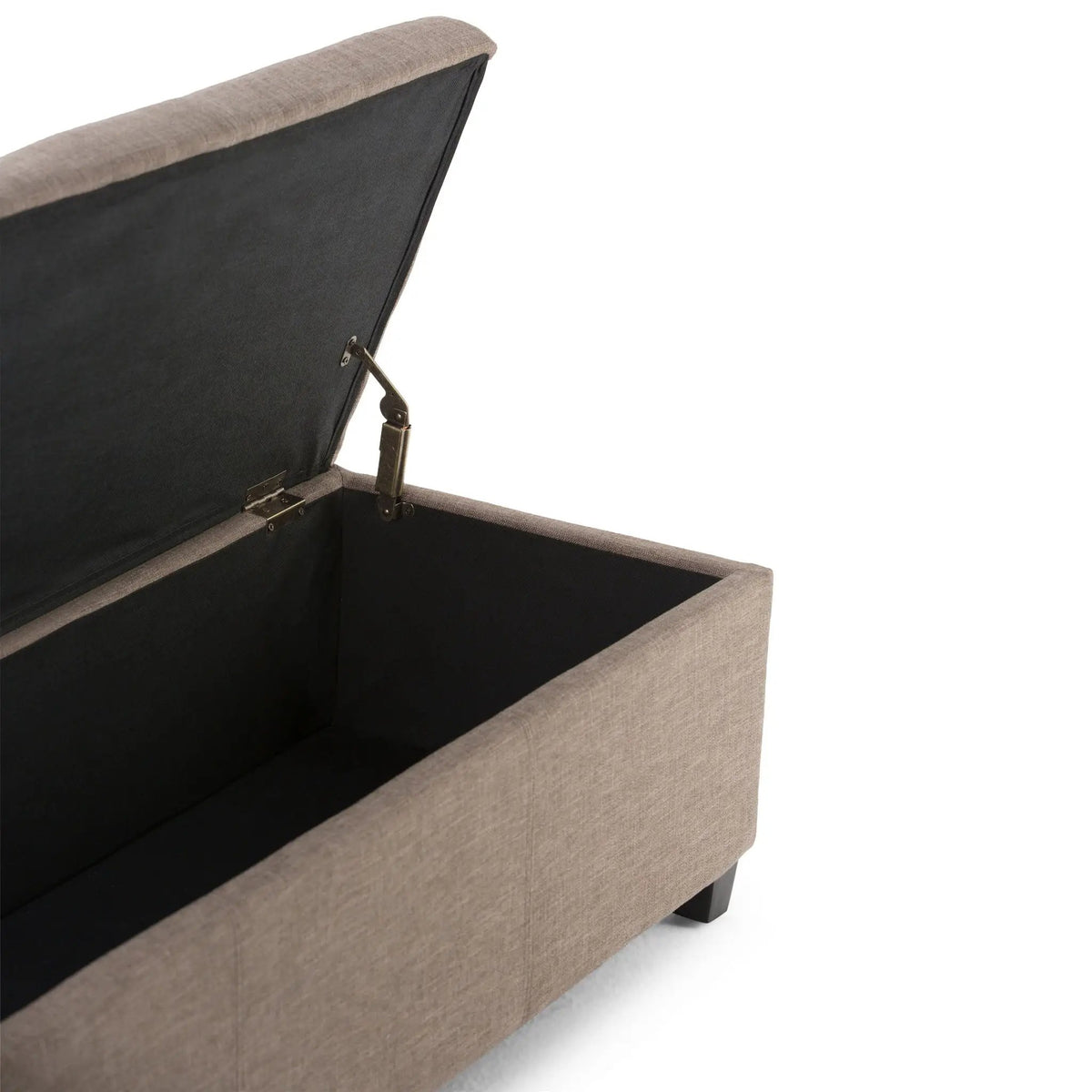 Storage Ottoman Bench | Solid Wood Frame | High Density Foam