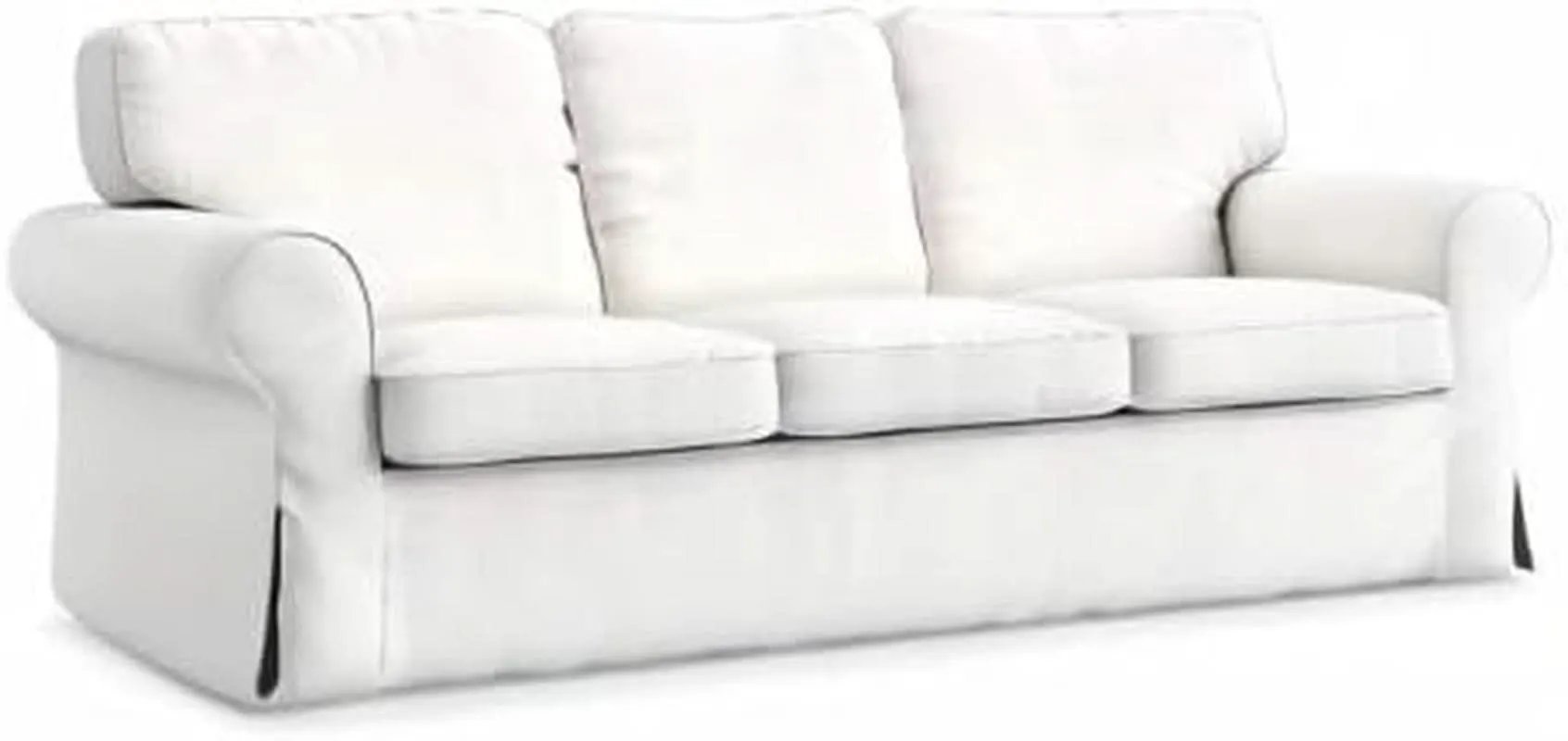 IKEA Ektorp 3 Seat Sofa Slipcover White Replacement from PriceLows™