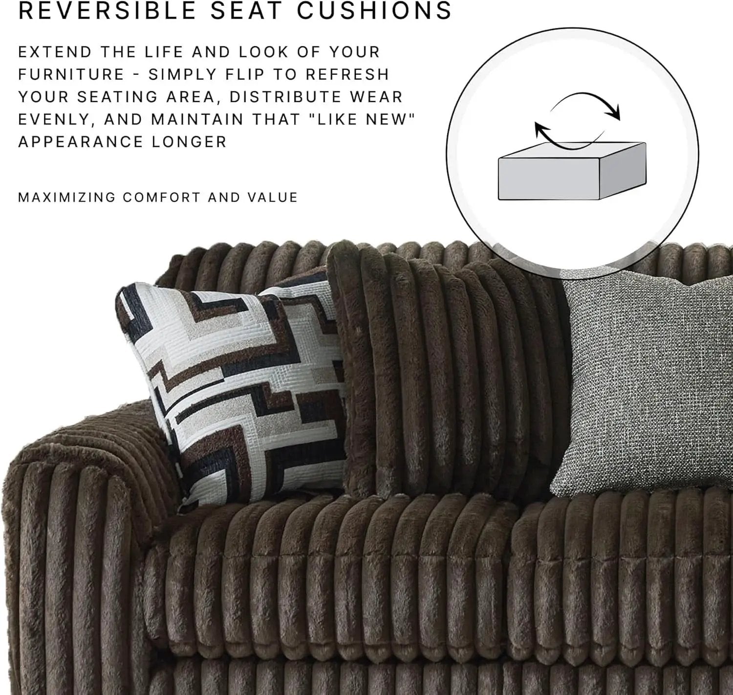 Queen Sofa Sleeper Anthracite Black Memory Foam Ultra from PriceLows™
