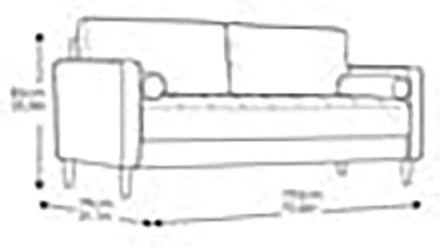 Heather Grey Fabric Sofa With Modern Design And Durable from PriceLows™