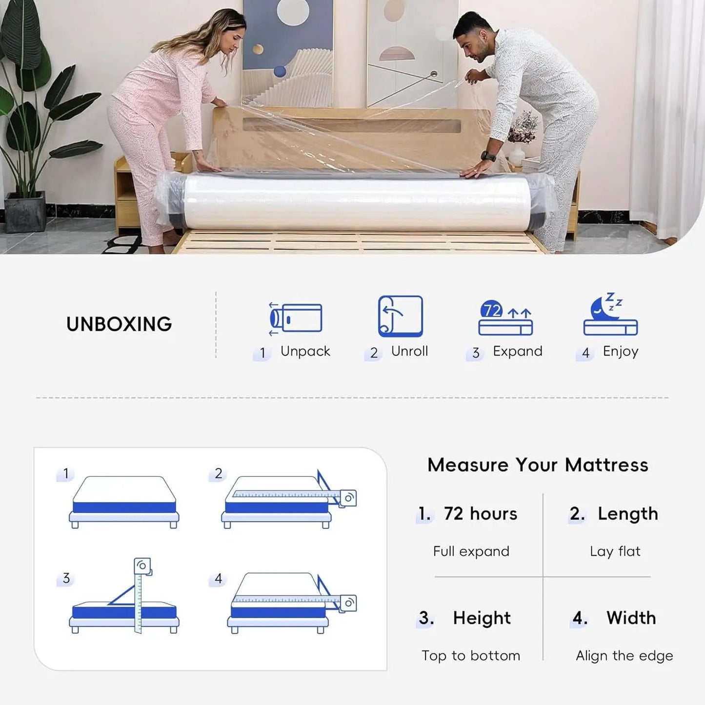 Twin Pressure Relief Memory Foam Hybrid Mattress Pocketed from PriceLows™