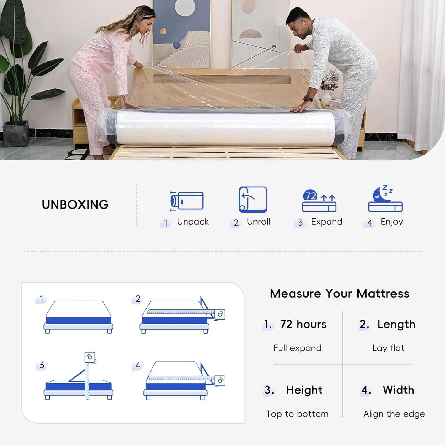 Twin Pressure Relief Memory Foam Hybrid Mattress Pocketed from PriceLows™