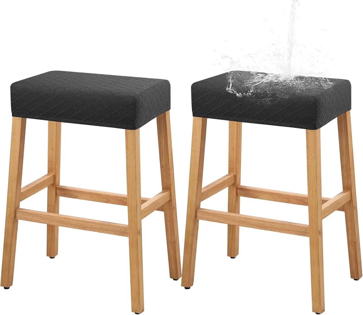 Stretch Waterproof Bar Stool Covers 2 Pack For Counter from PriceLows™