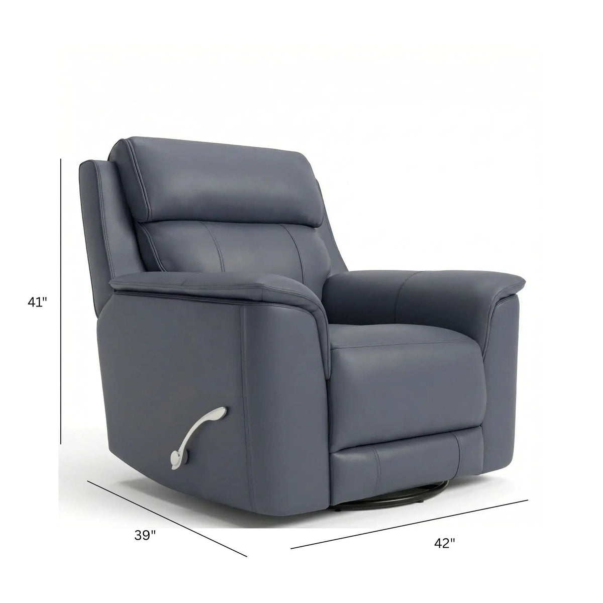 Oslo Manual Swivel Glider Recliner Swivel Glider Chair | 3 Pieces | Wood | Living Room