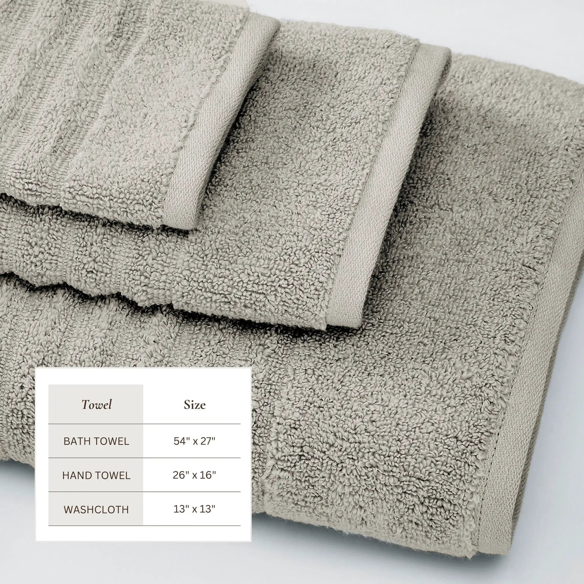 Luxury Combed Cotton Bath Towel Set - Karina Collection from PriceLows™