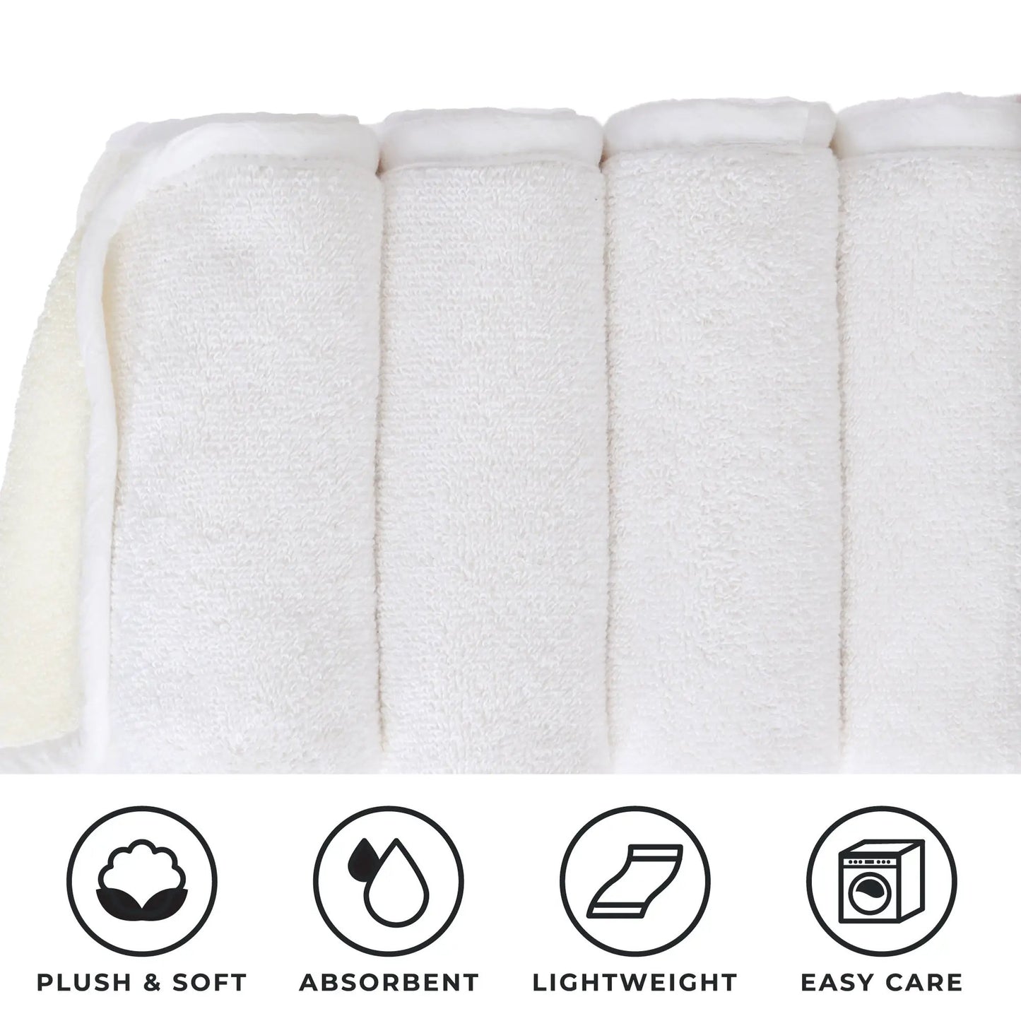4 Pack Two-Toned Hand Towel - Vanessa Collection from PriceLows™