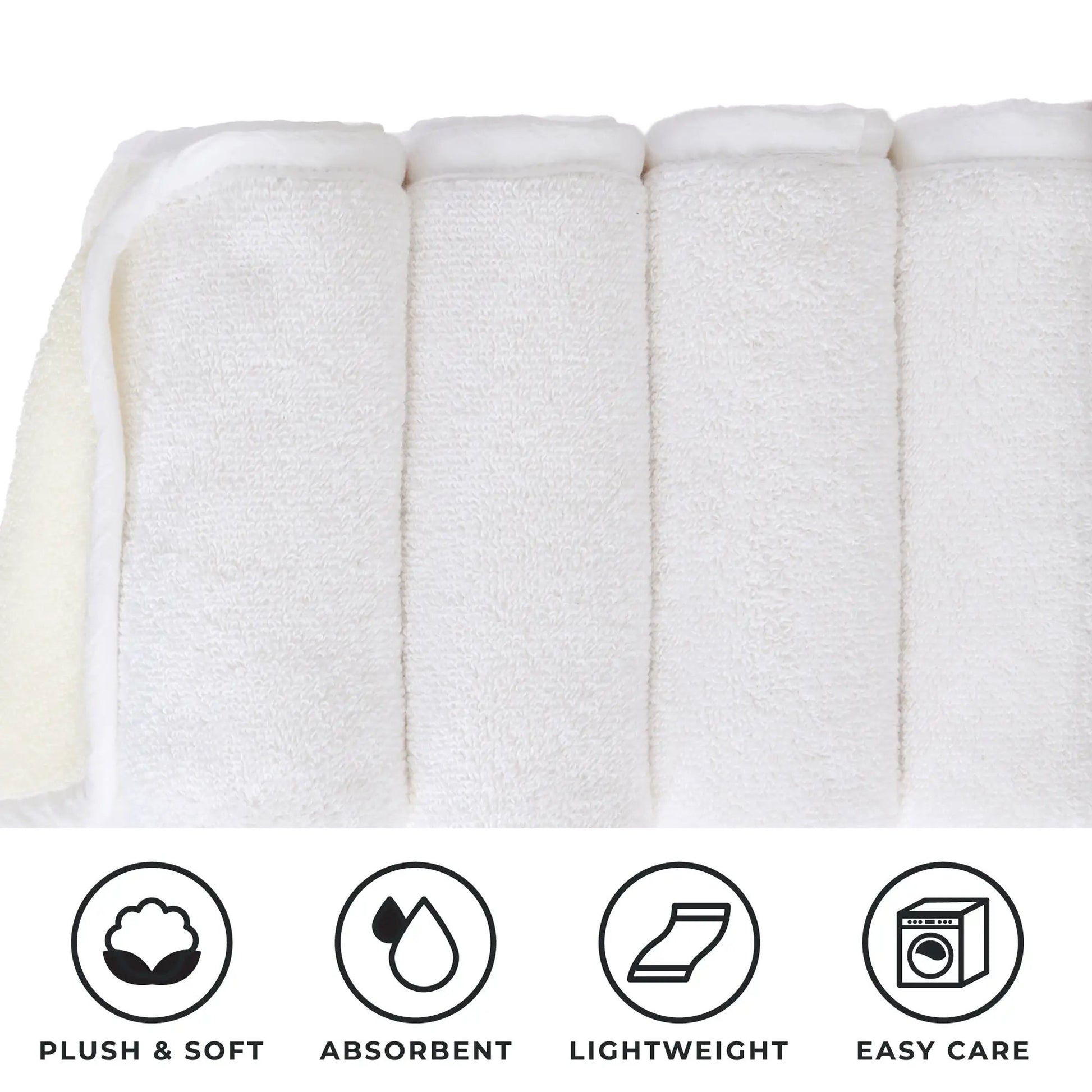 4 Pack Two-Toned Hand Towel - Vanessa Collection from PriceLows™